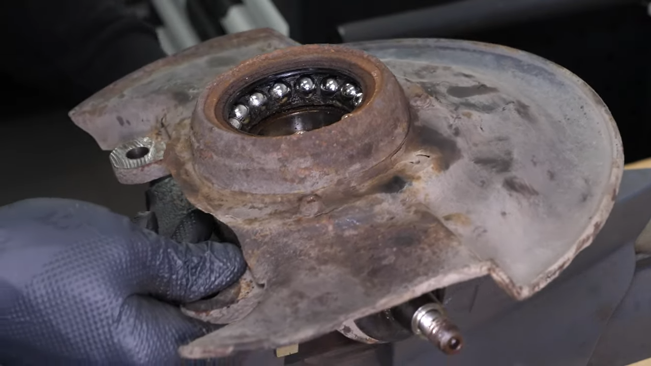 Remove the wheel hub