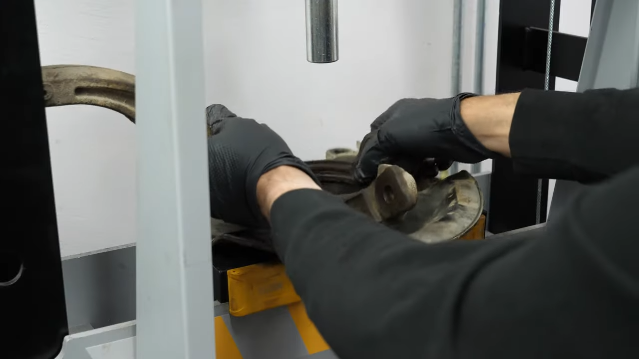 Remove the wheel bearing