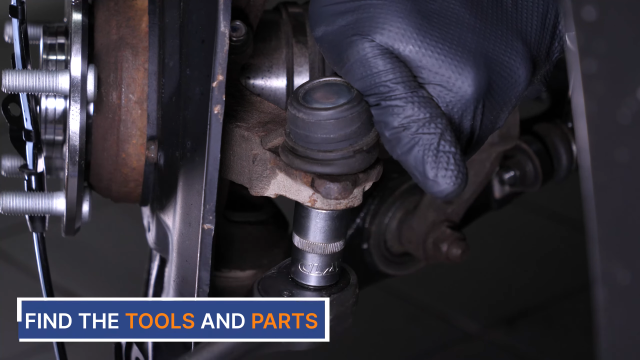 Put the outer tie rod back