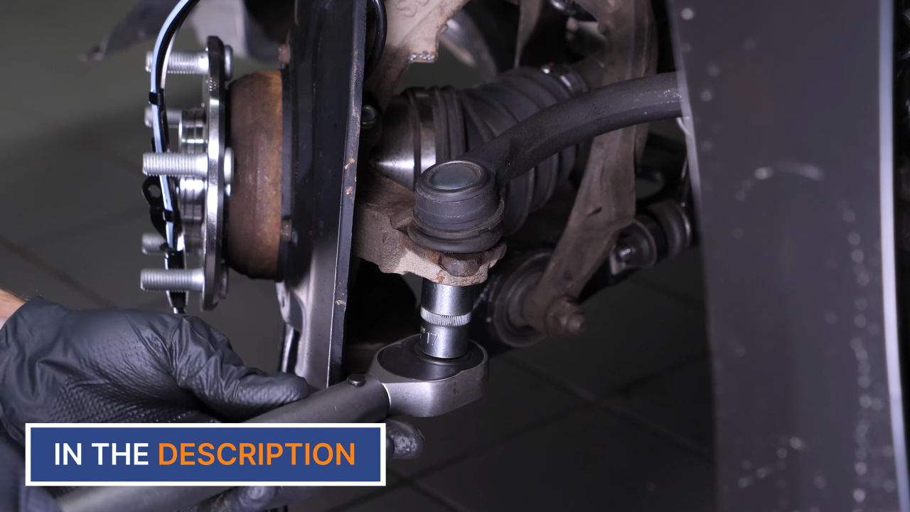 Put the outer tie rod back