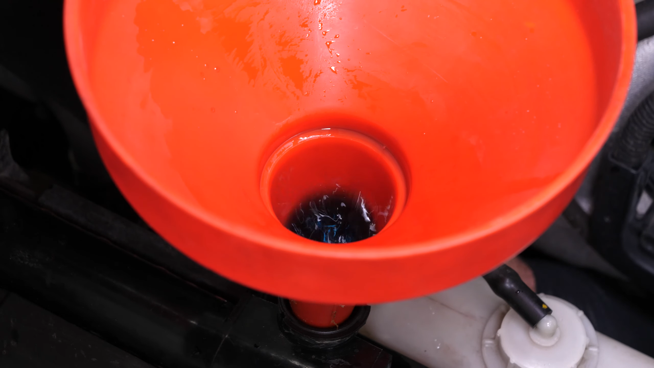 Fill the cooling system with coolant