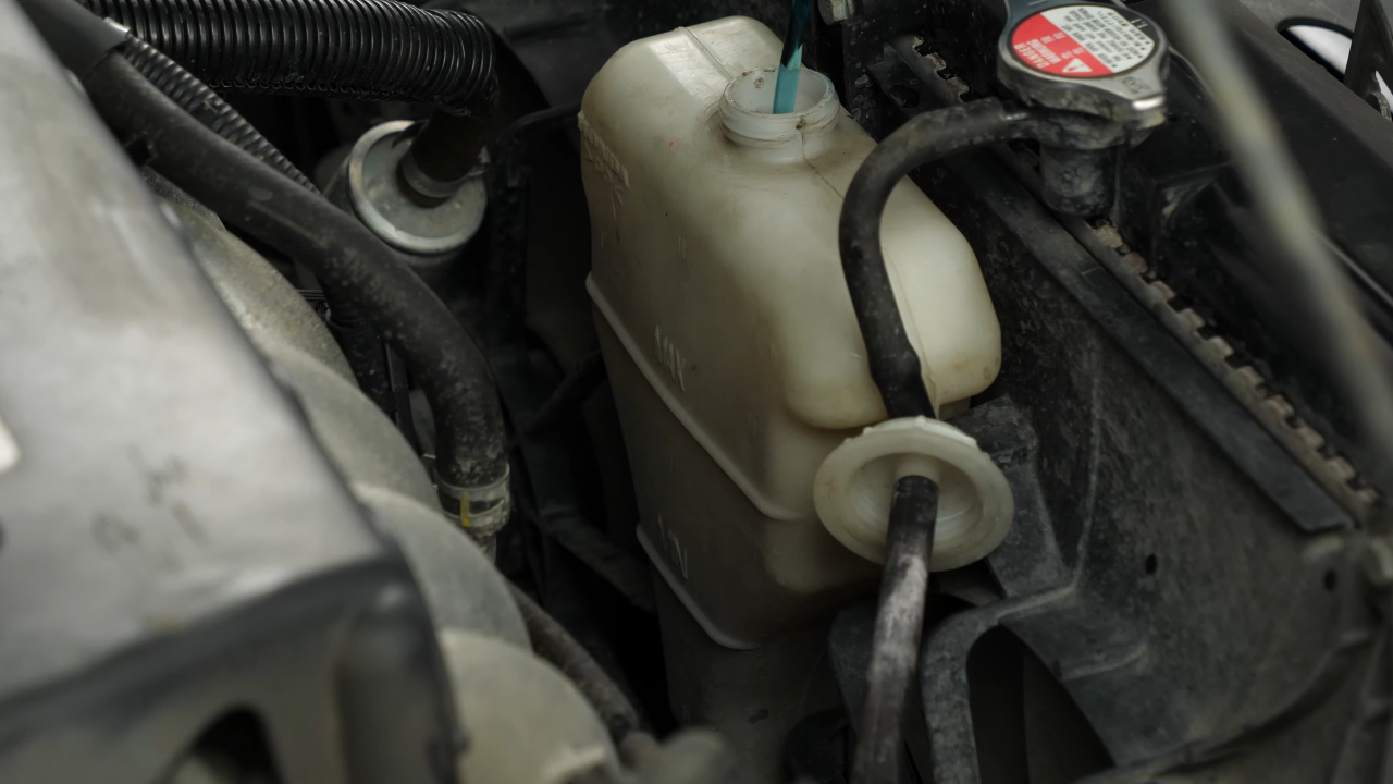 Fill the cooling system with coolant