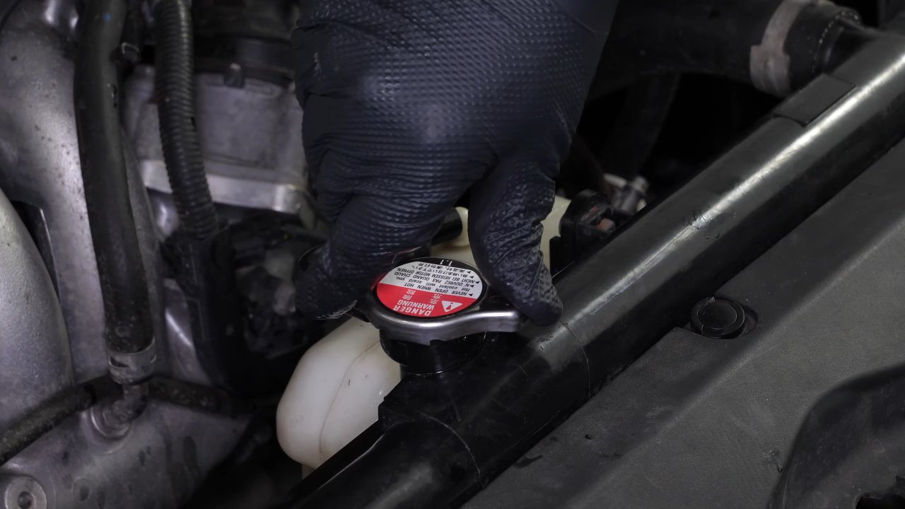 Fill the cooling system with coolant