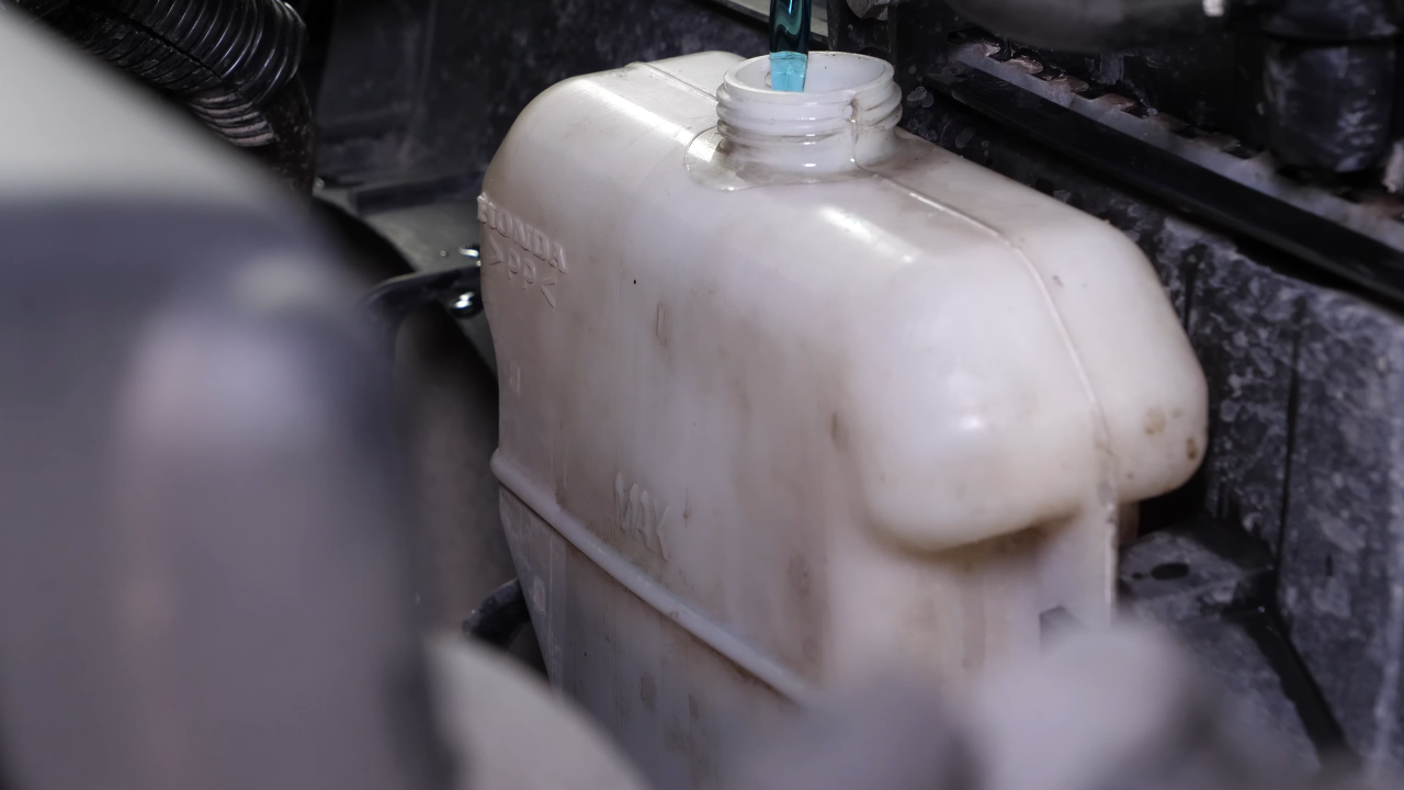 Readjust the coolant