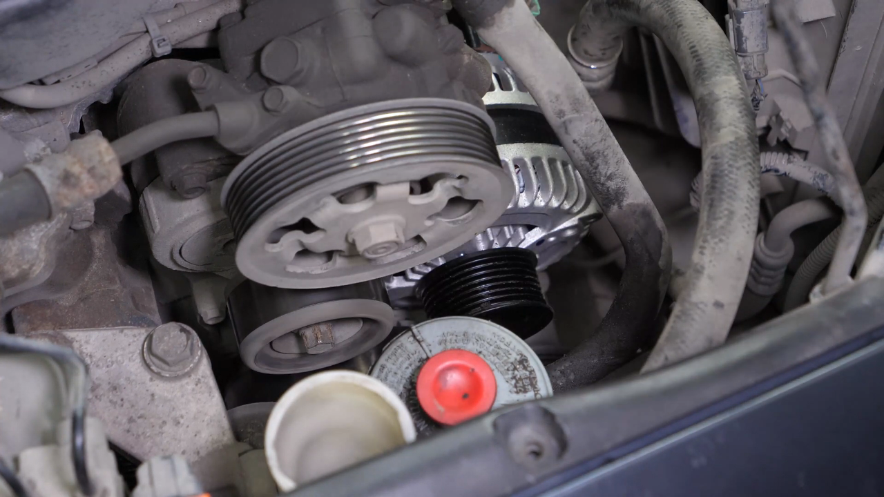 Remove the serpentine belt