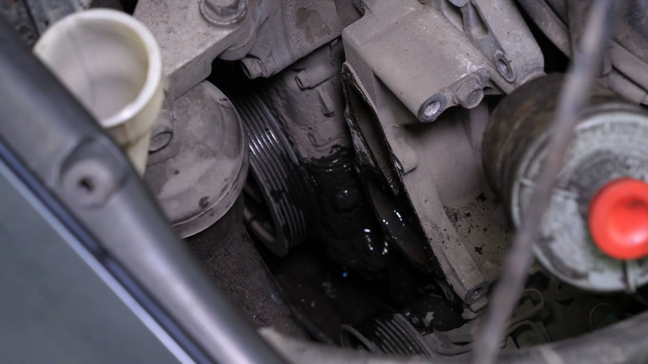 Remove the water pump