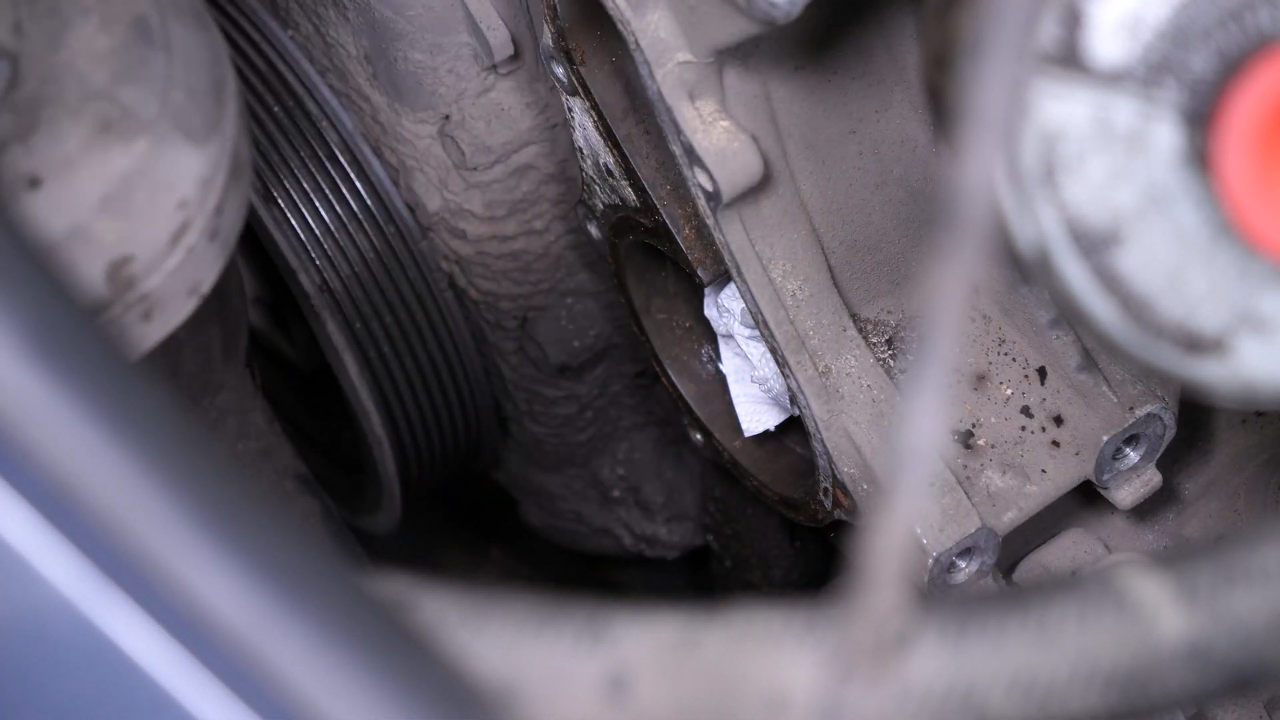 Clean the gasket surface