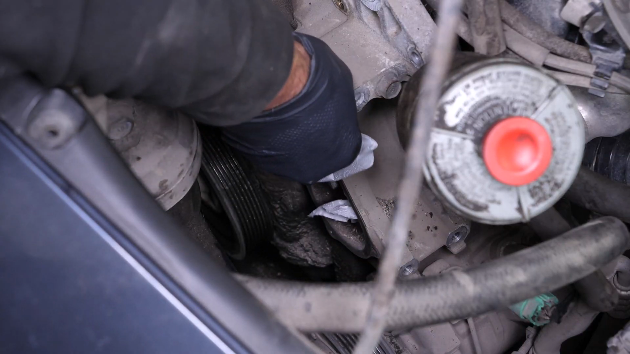 Clean the gasket surface