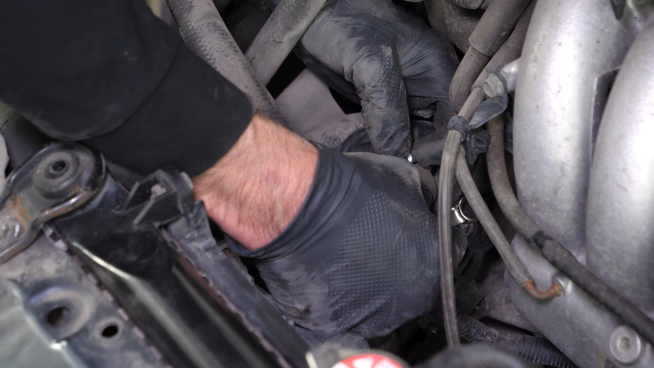 Disconnect the alternator