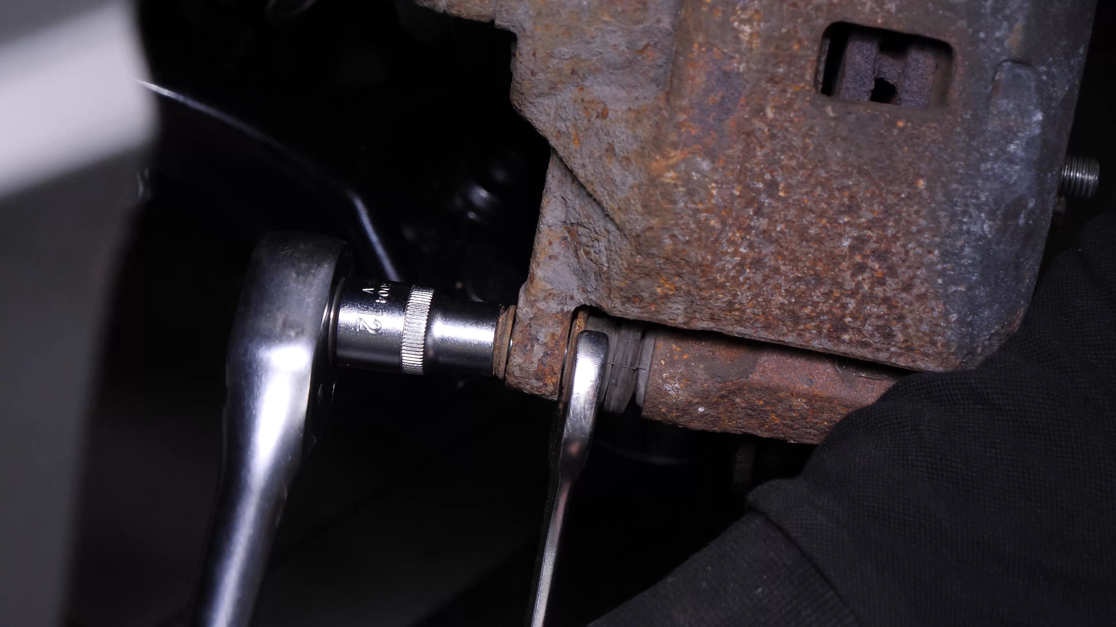 Remove the  brake caliper