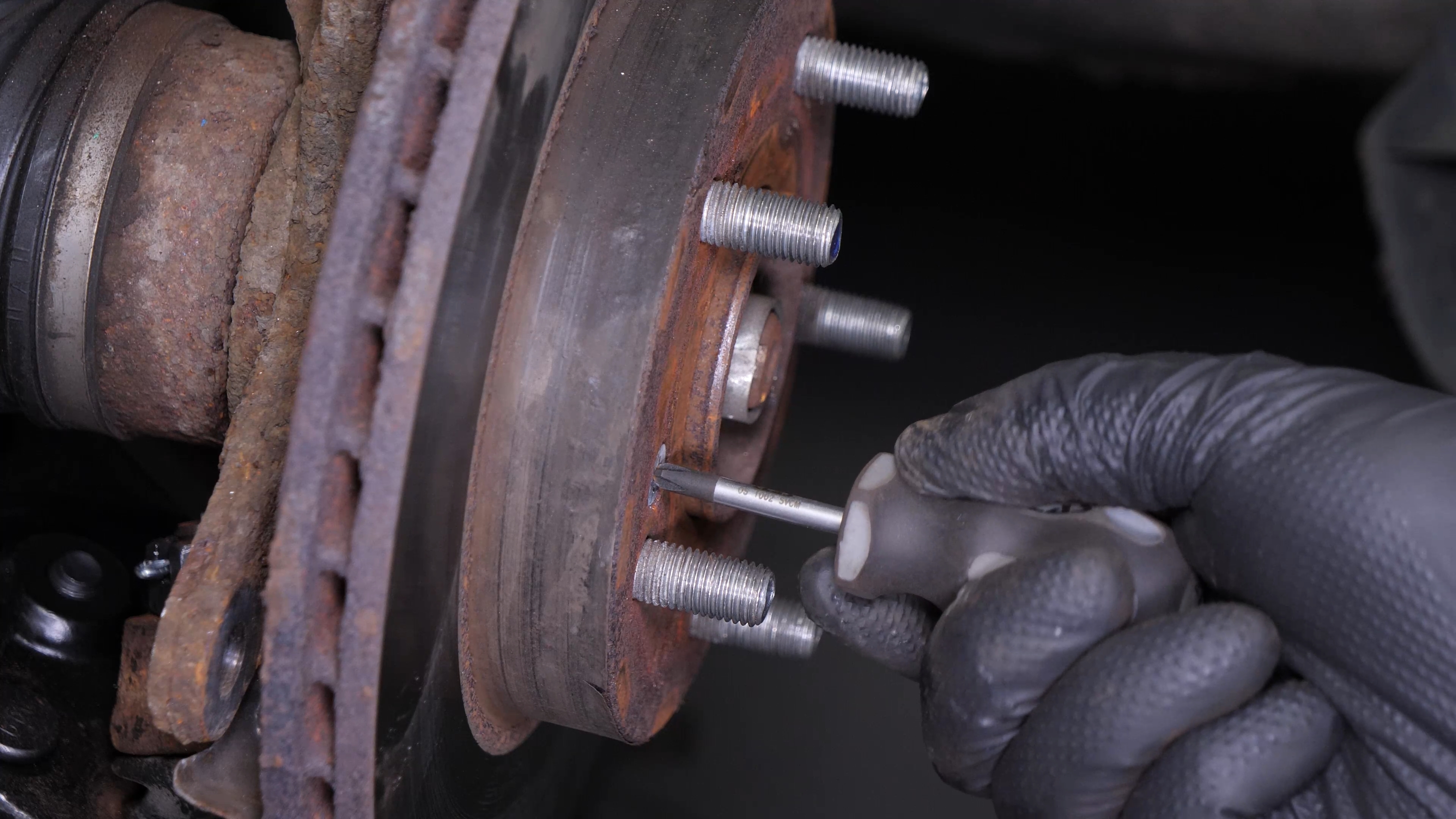 Remove the brake disc