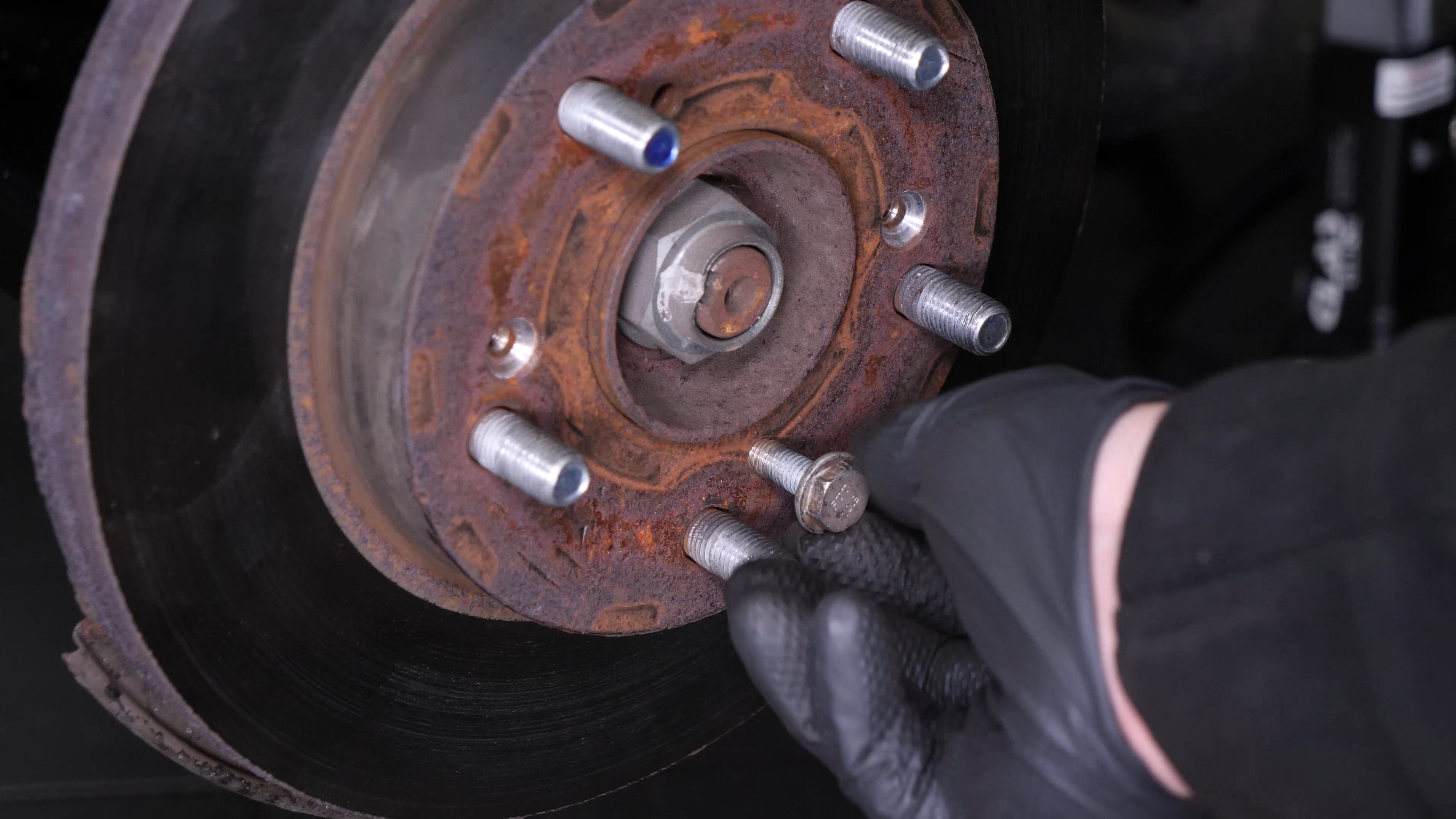 Remove the brake disc