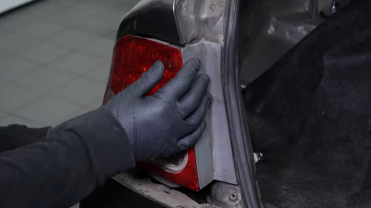 Remove the tail light housing