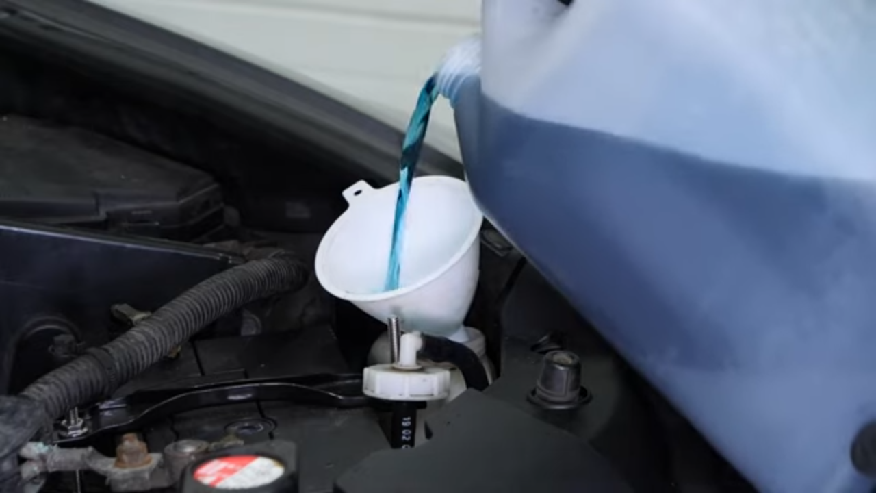 Fill the cooling system with coolant