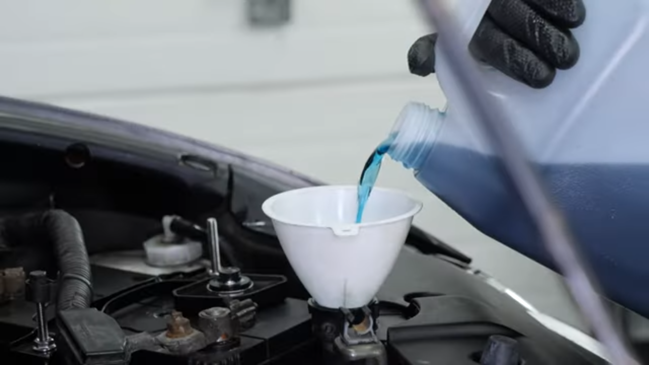 Fill the cooling system with coolant