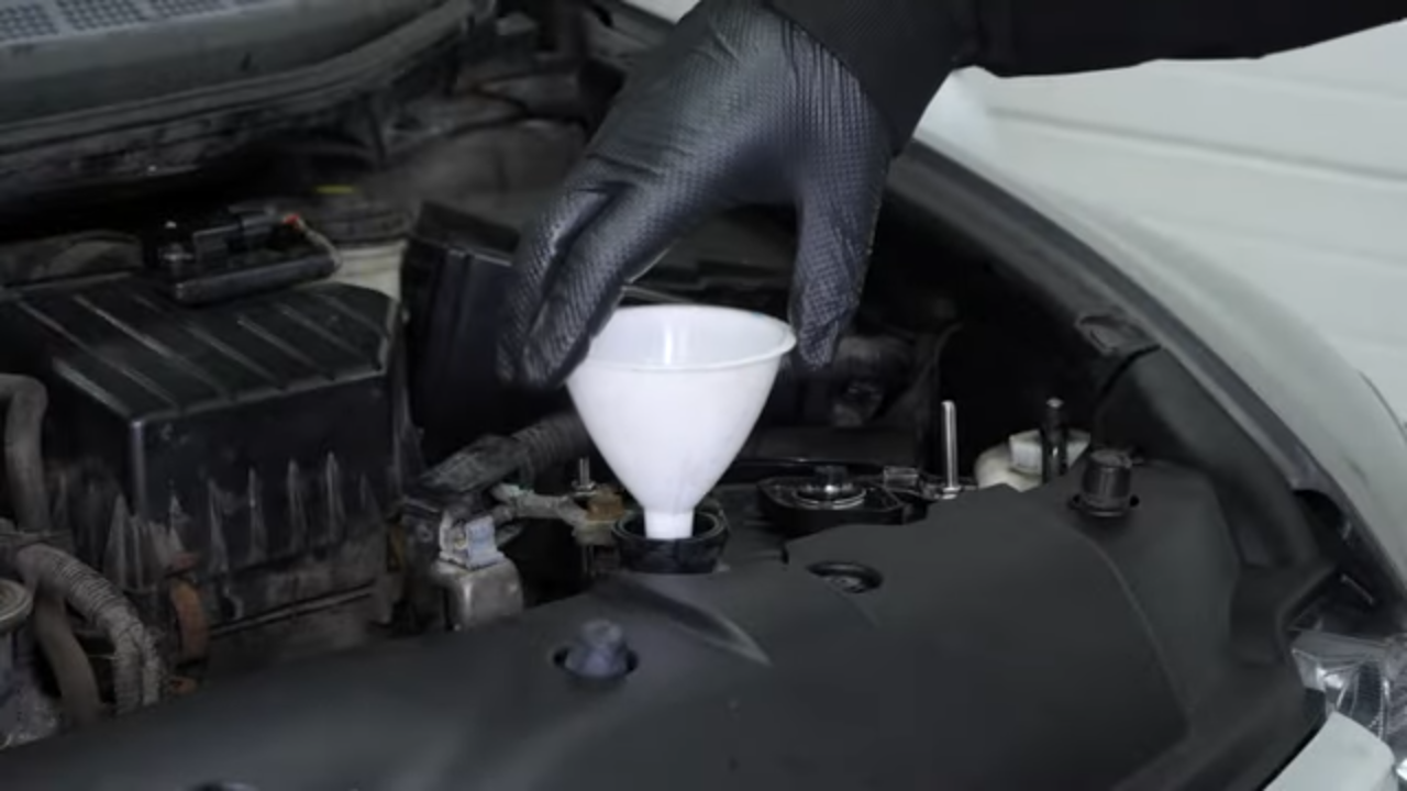 Fill the cooling system with coolant