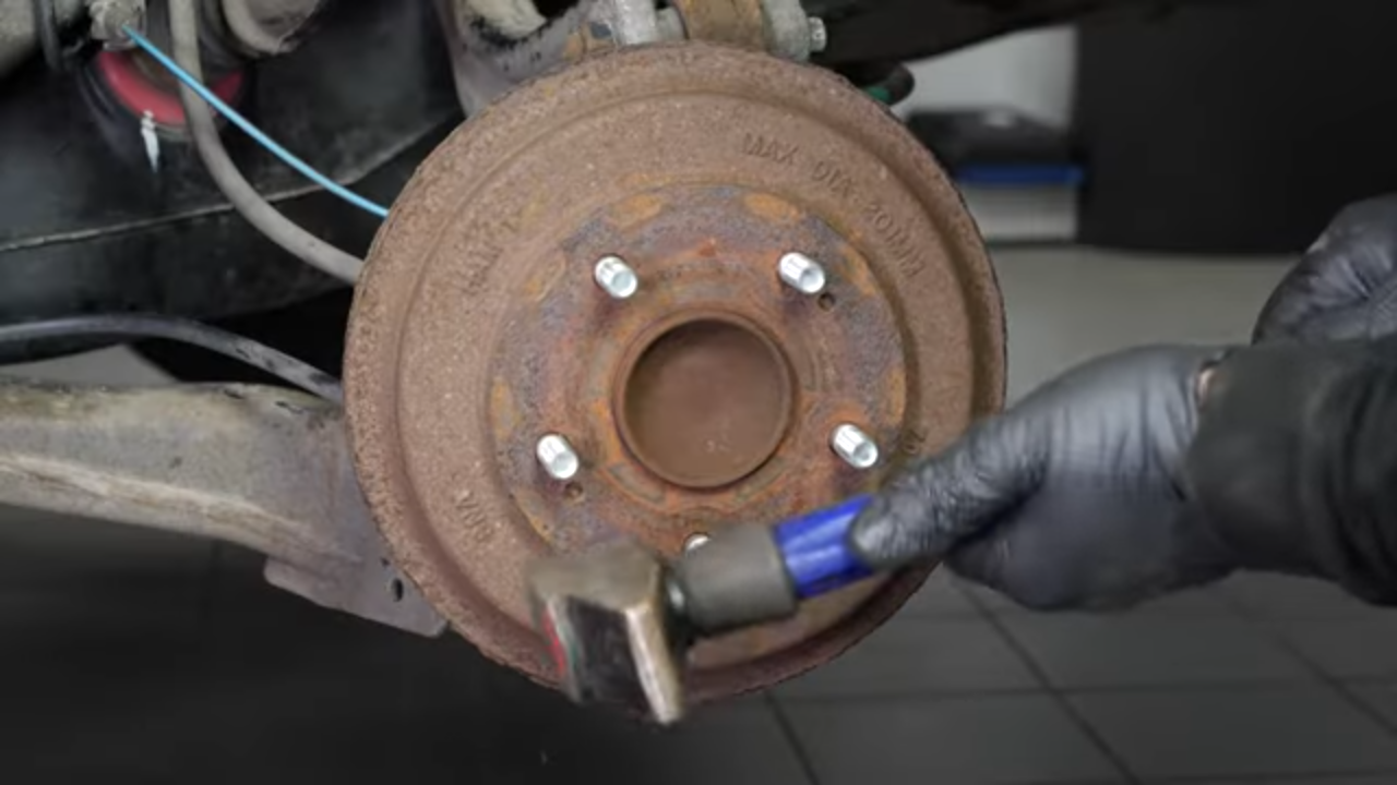 Remove the brake drum