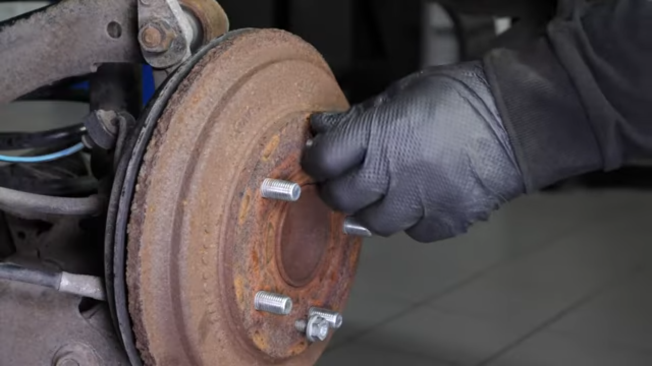 Remove the brake drum