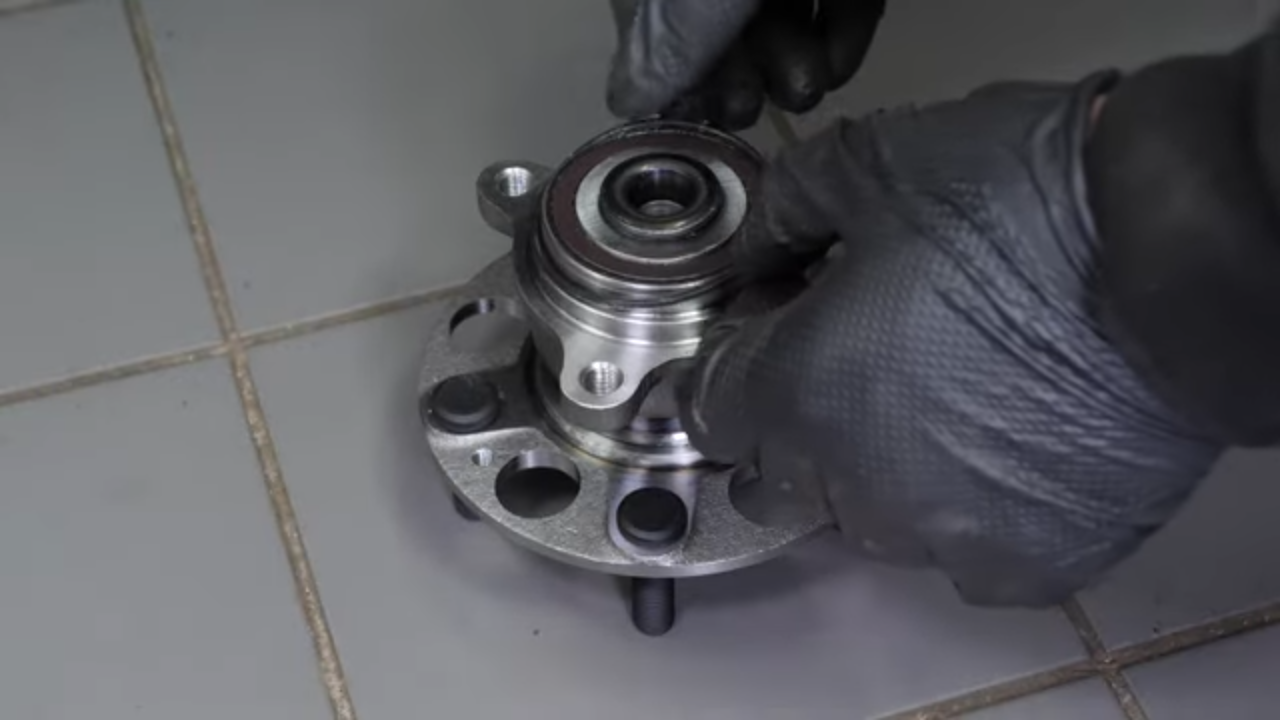 Install the wheel hub assembly