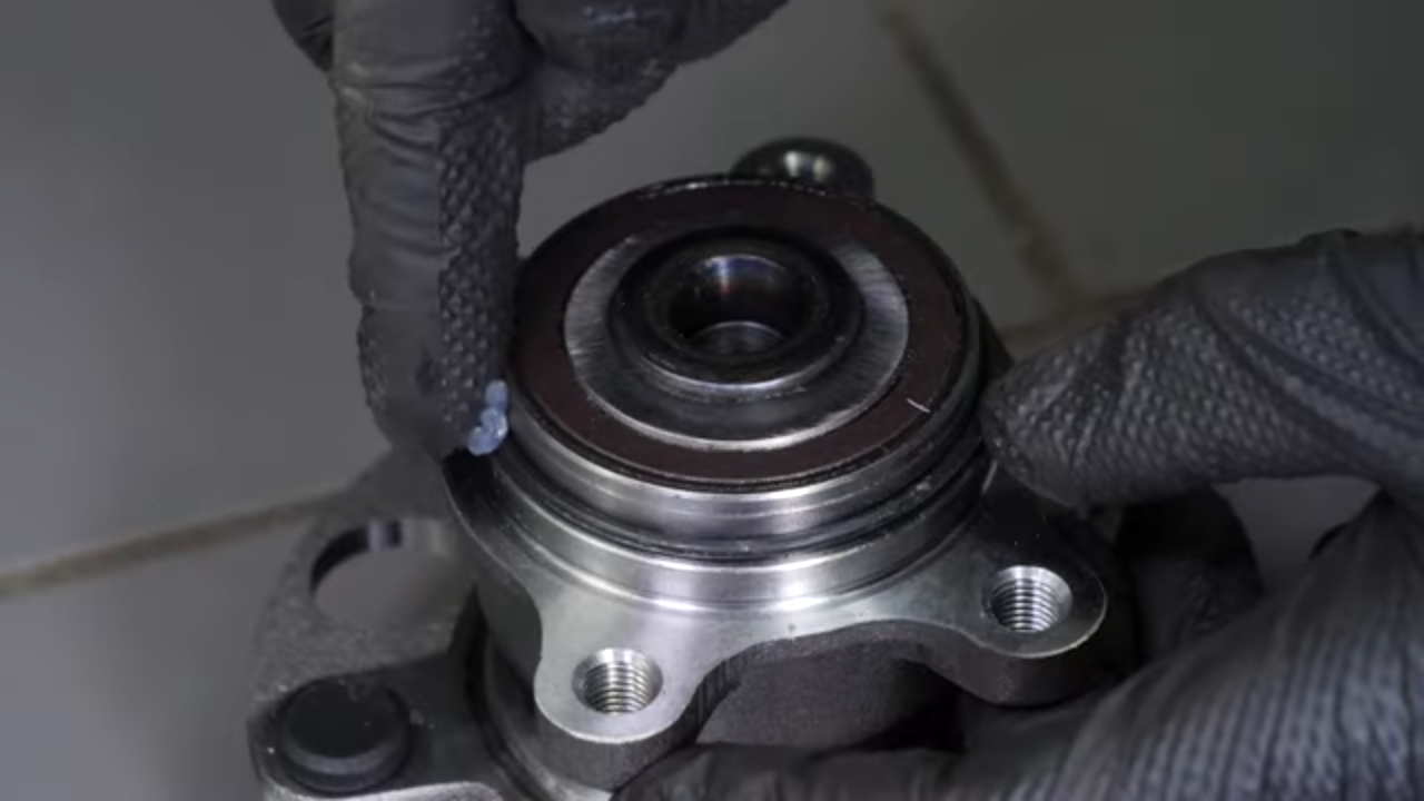 Install the wheel hub assembly