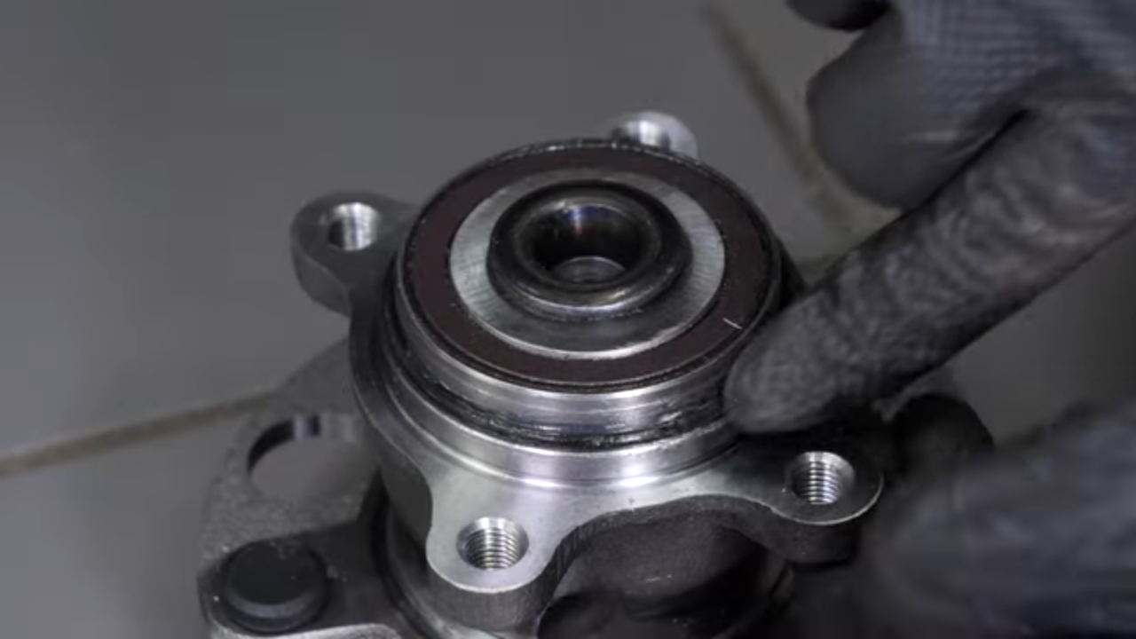 Install the wheel hub assembly