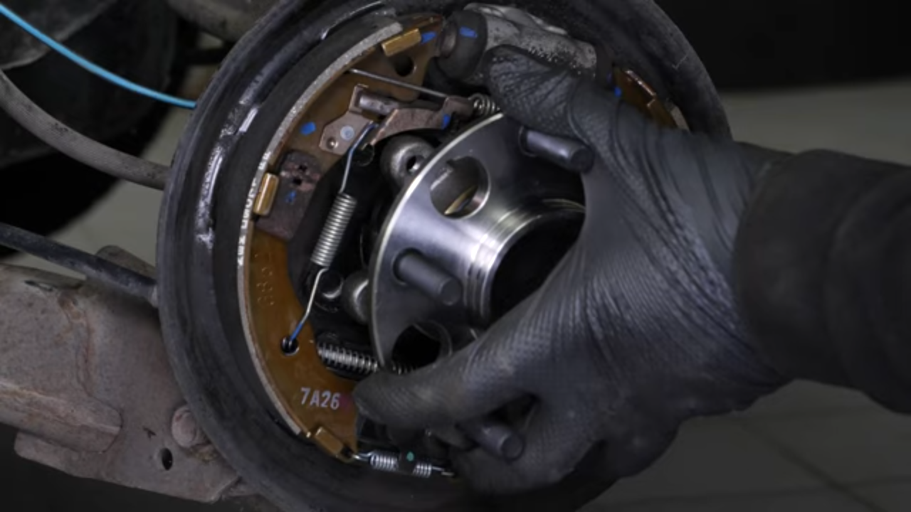 Install the wheel hub assembly