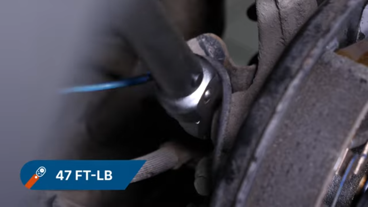 Install the wheel hub assembly