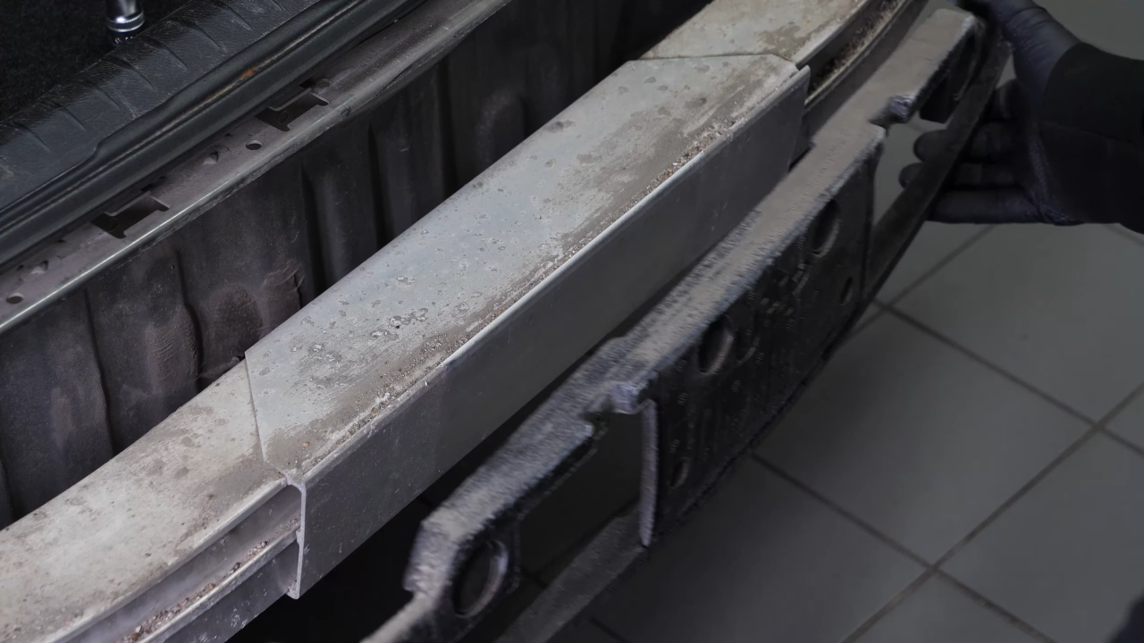 Remove the rear bumper cover