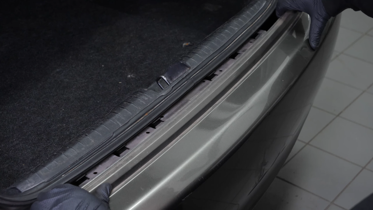 Reinstall the rear bumper cover