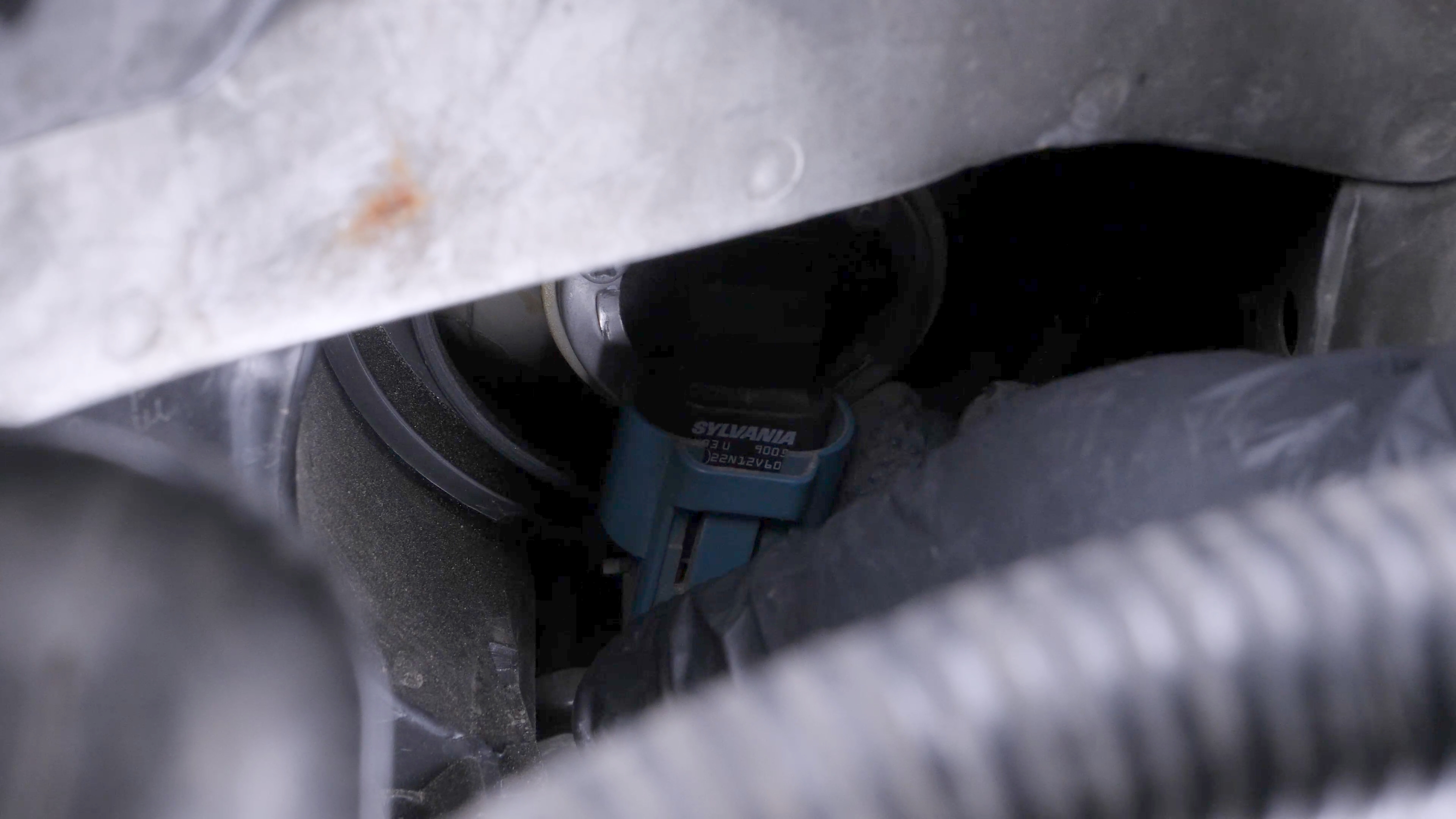 Replace the high beam bulb