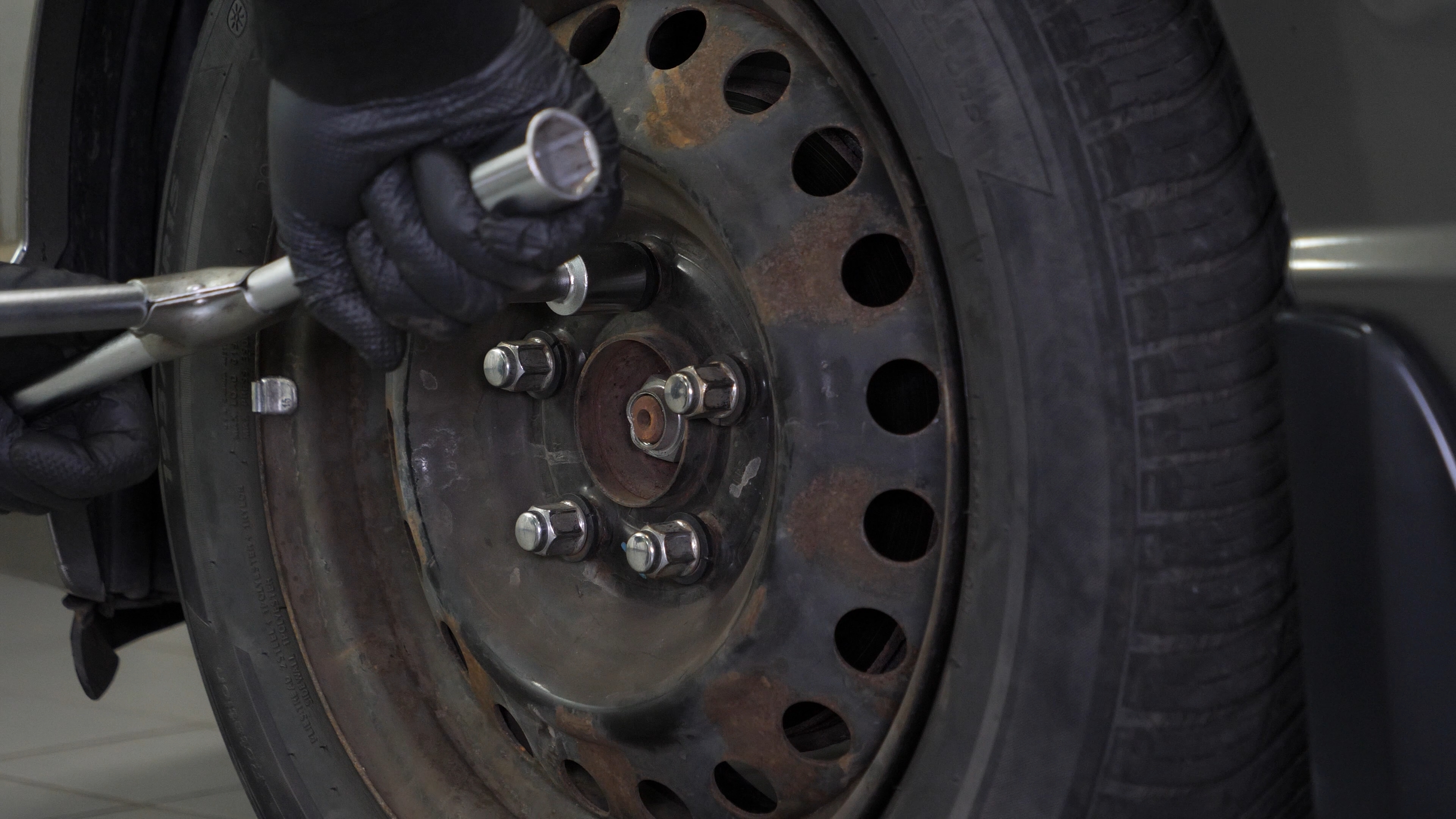 Lift the vehicle