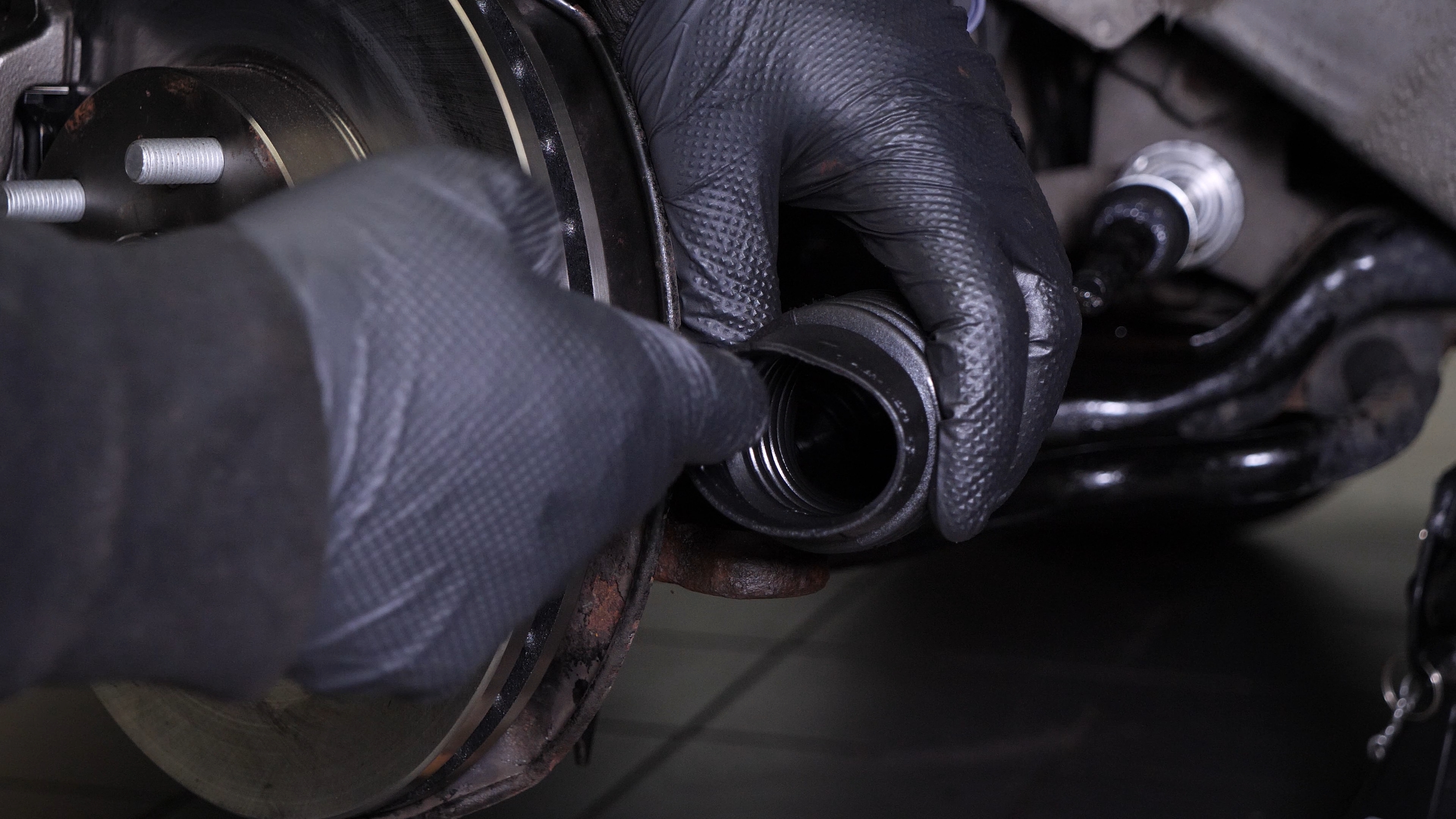 Install the protective sleeve