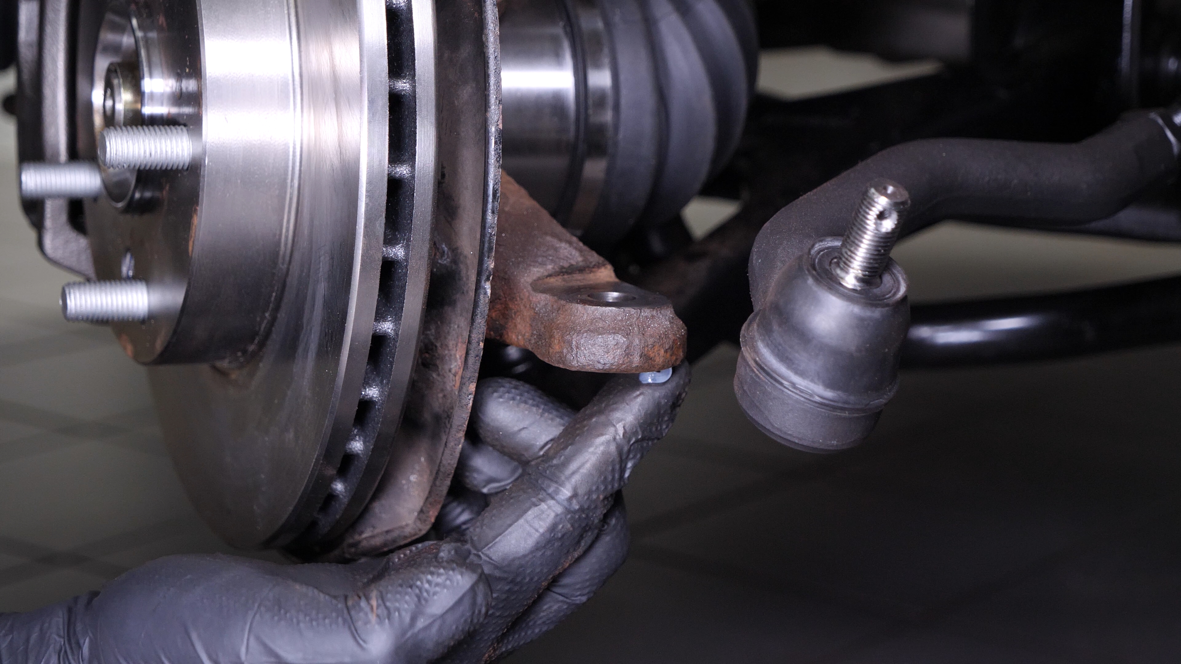 Install the new outer tie rod