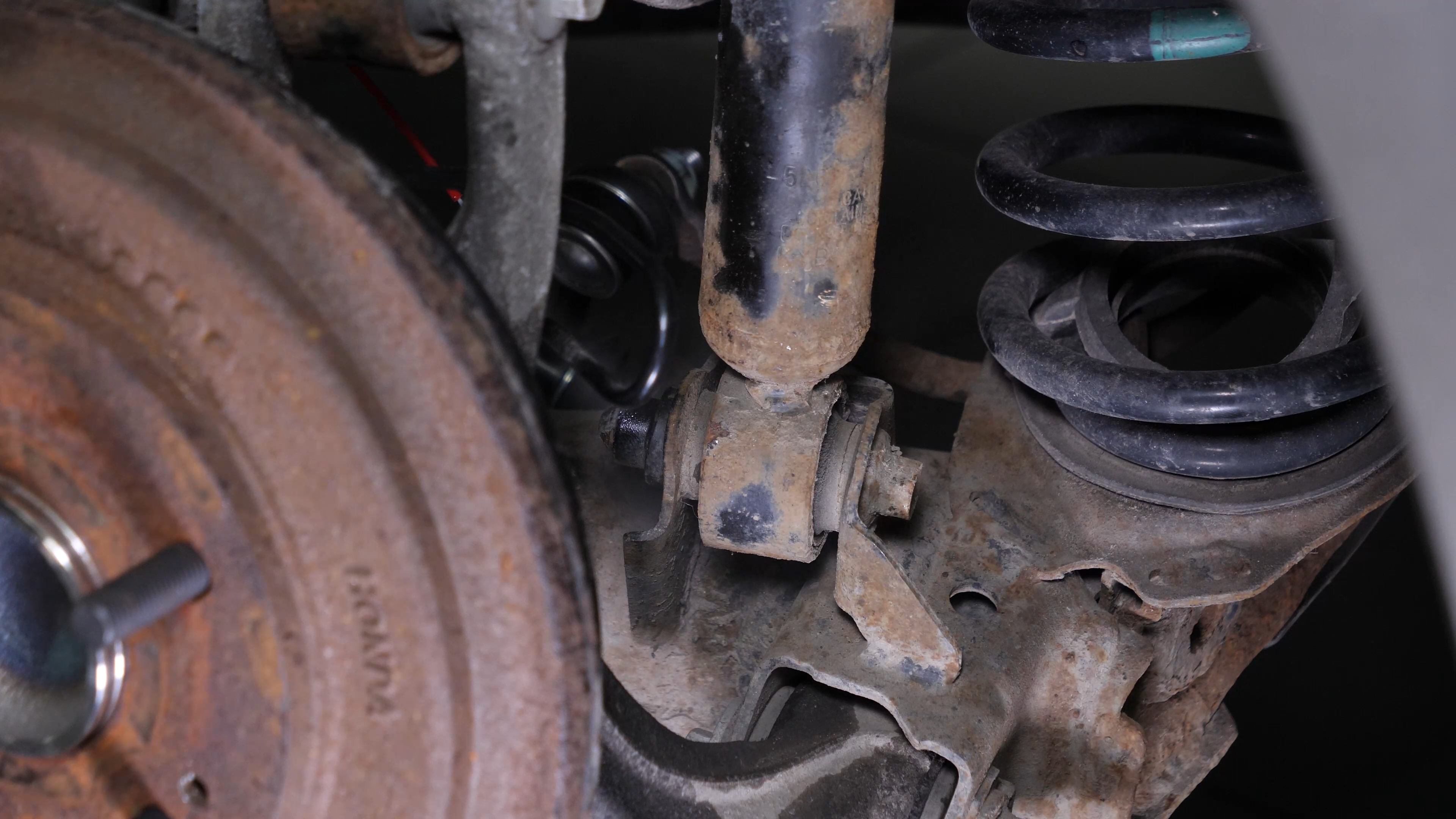 Remove the shock absorber