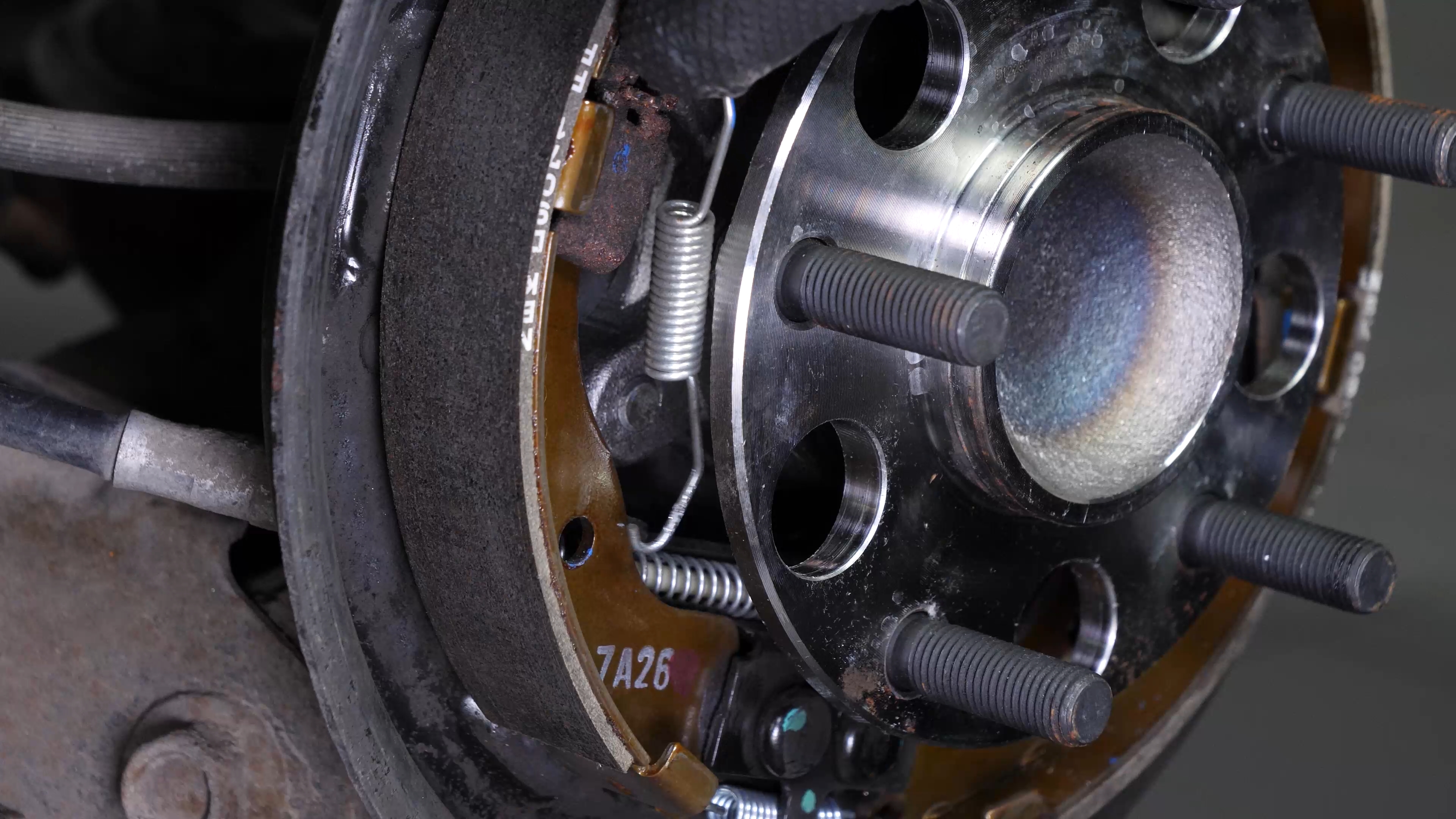 Remove the brake shoes