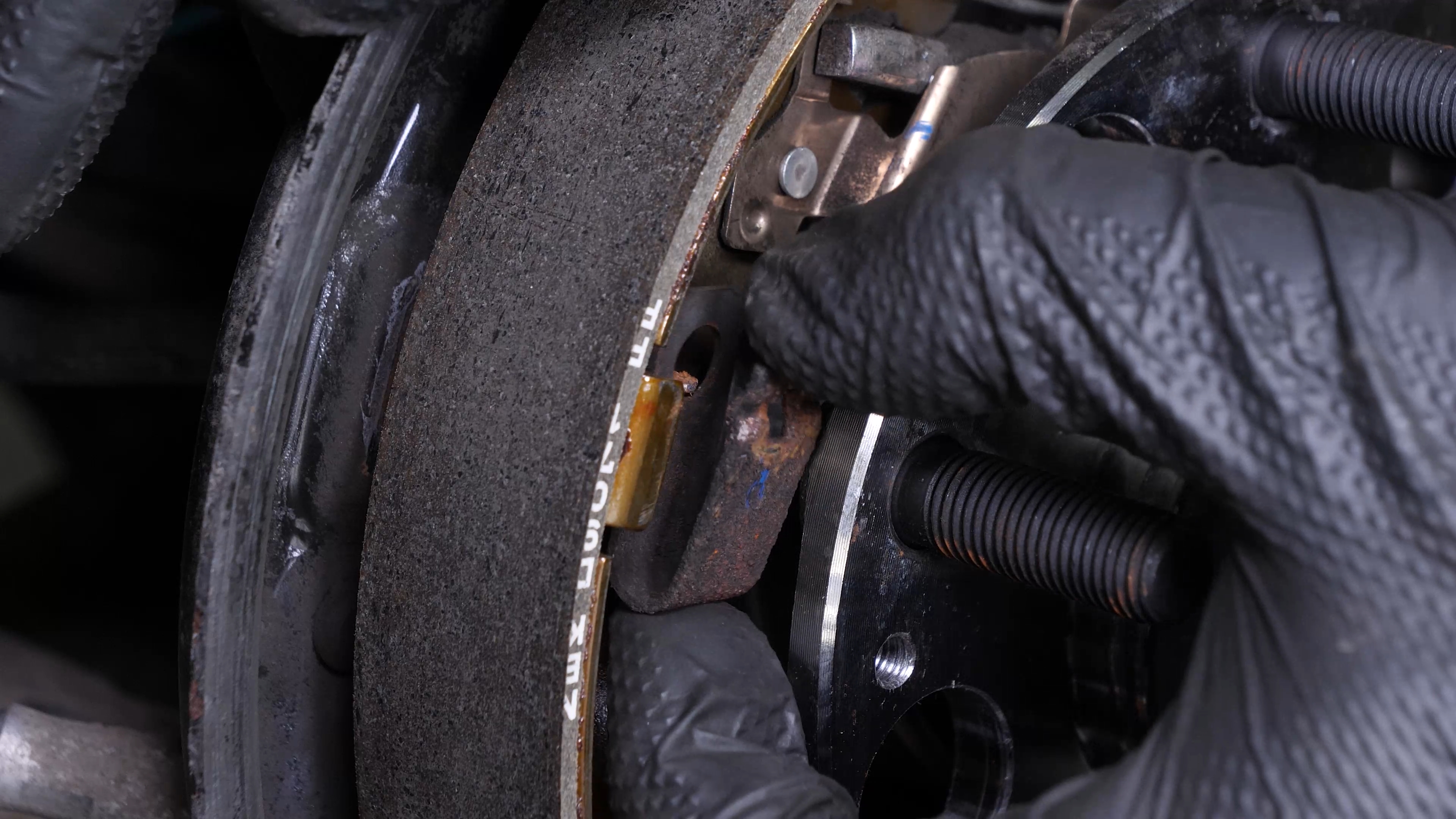 Remove the brake shoes