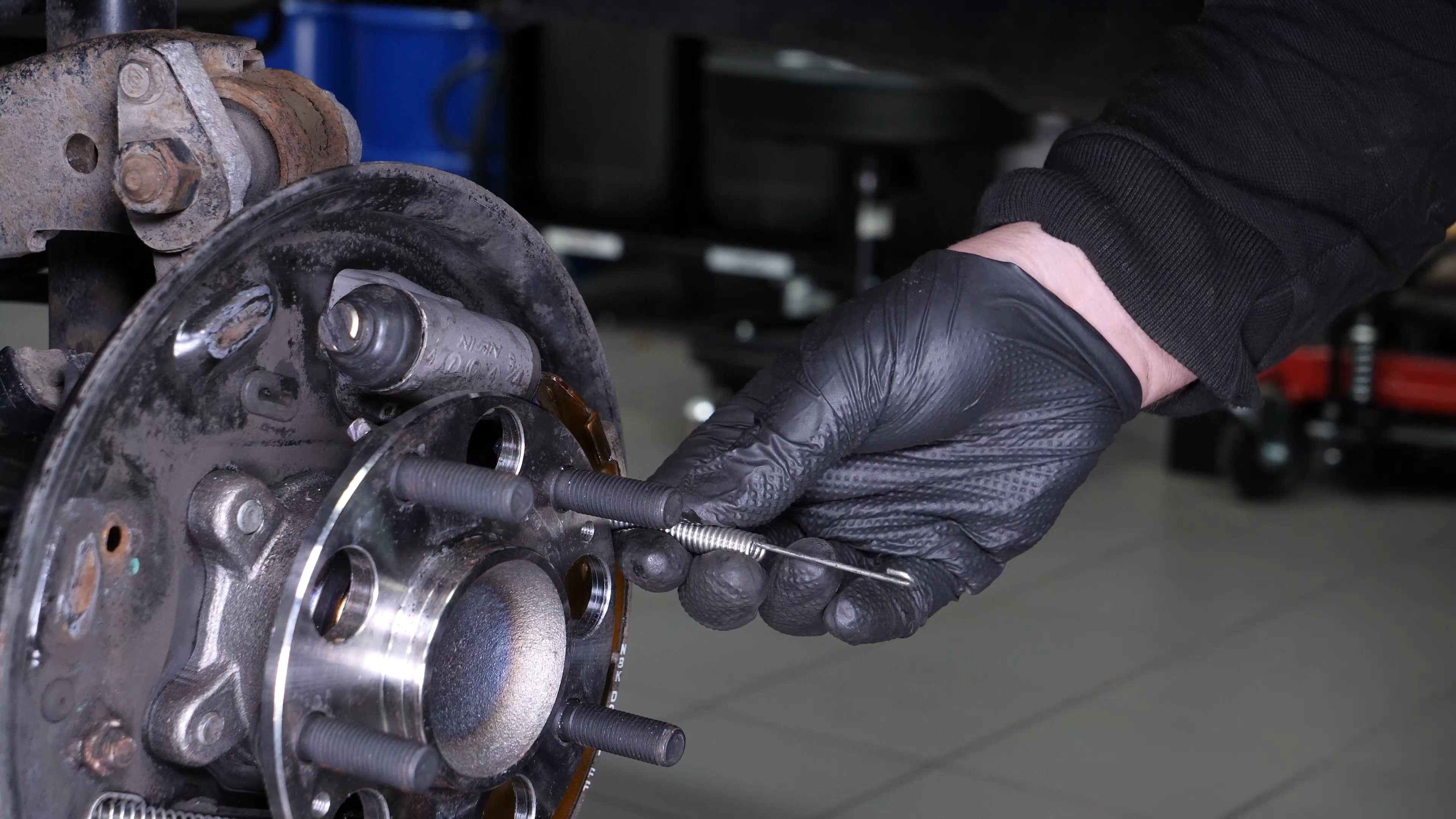 Remove the brake shoes