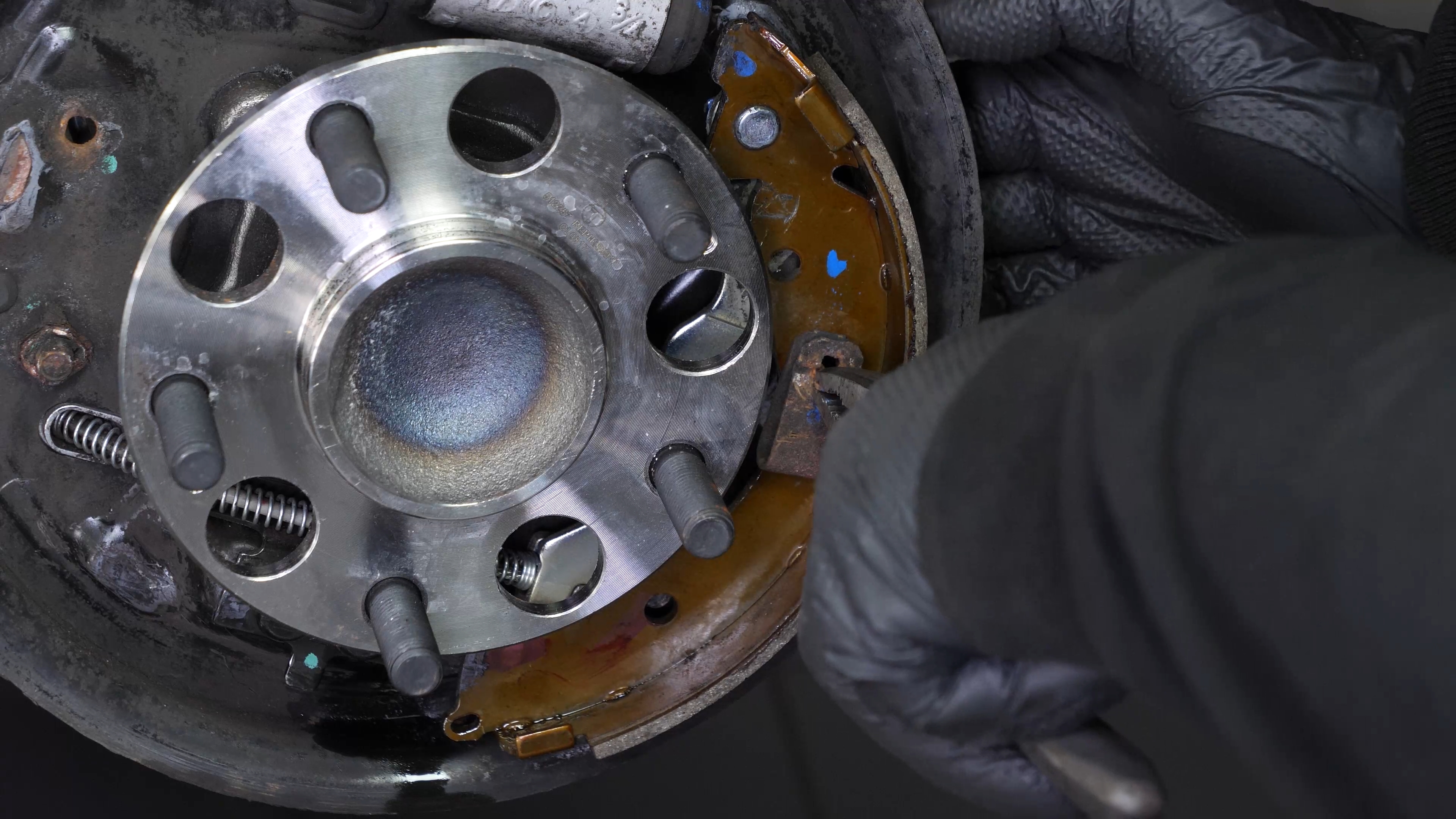 Remove the brake shoes