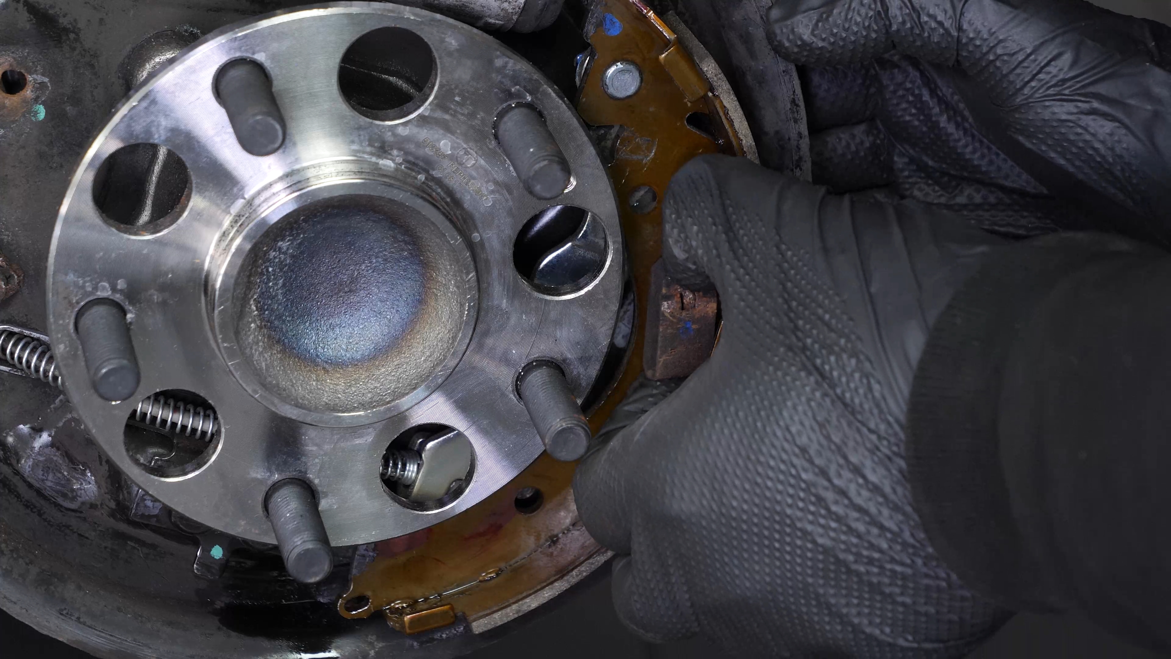 Remove the brake shoes
