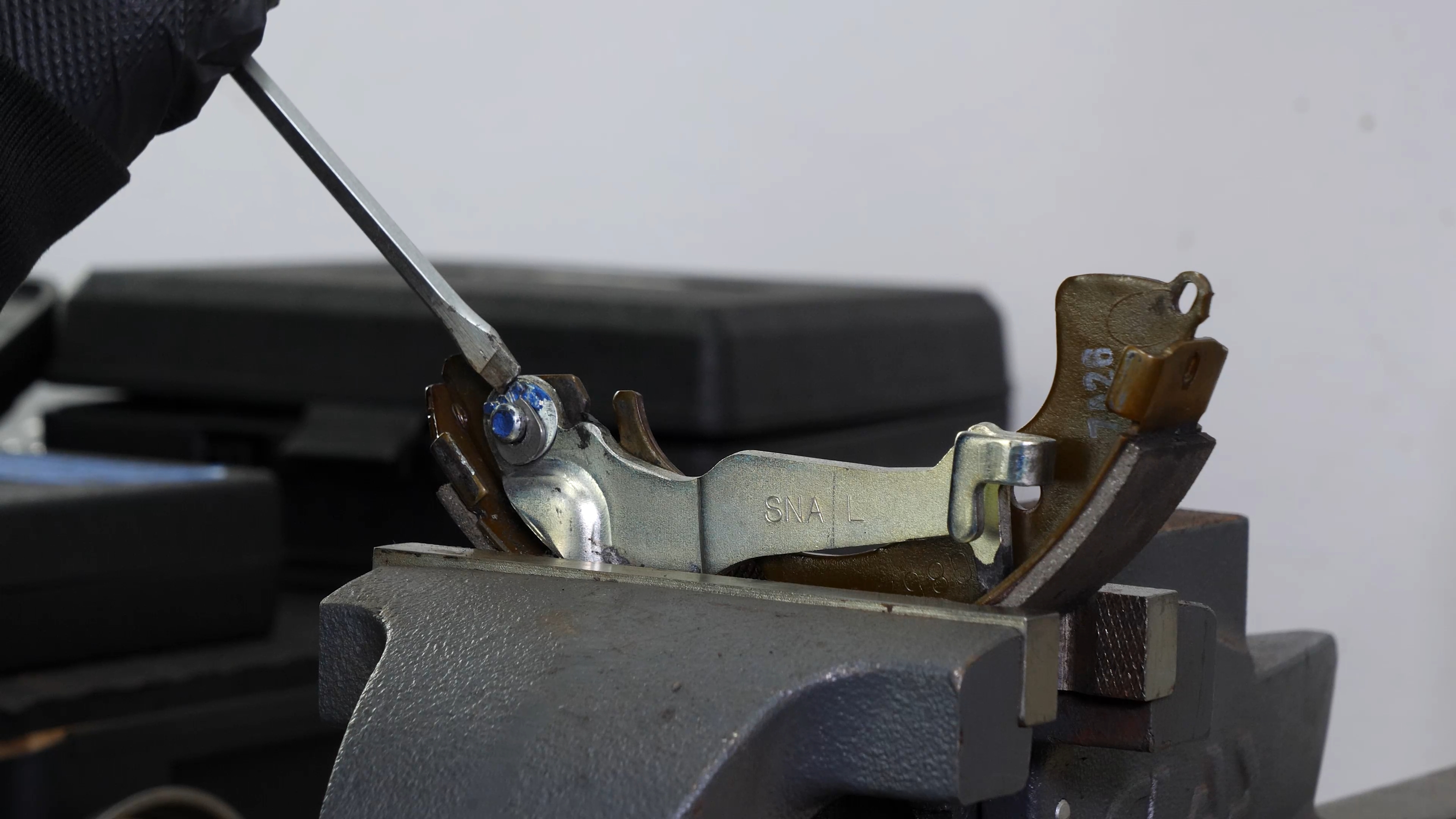 Remove the parking brake lever