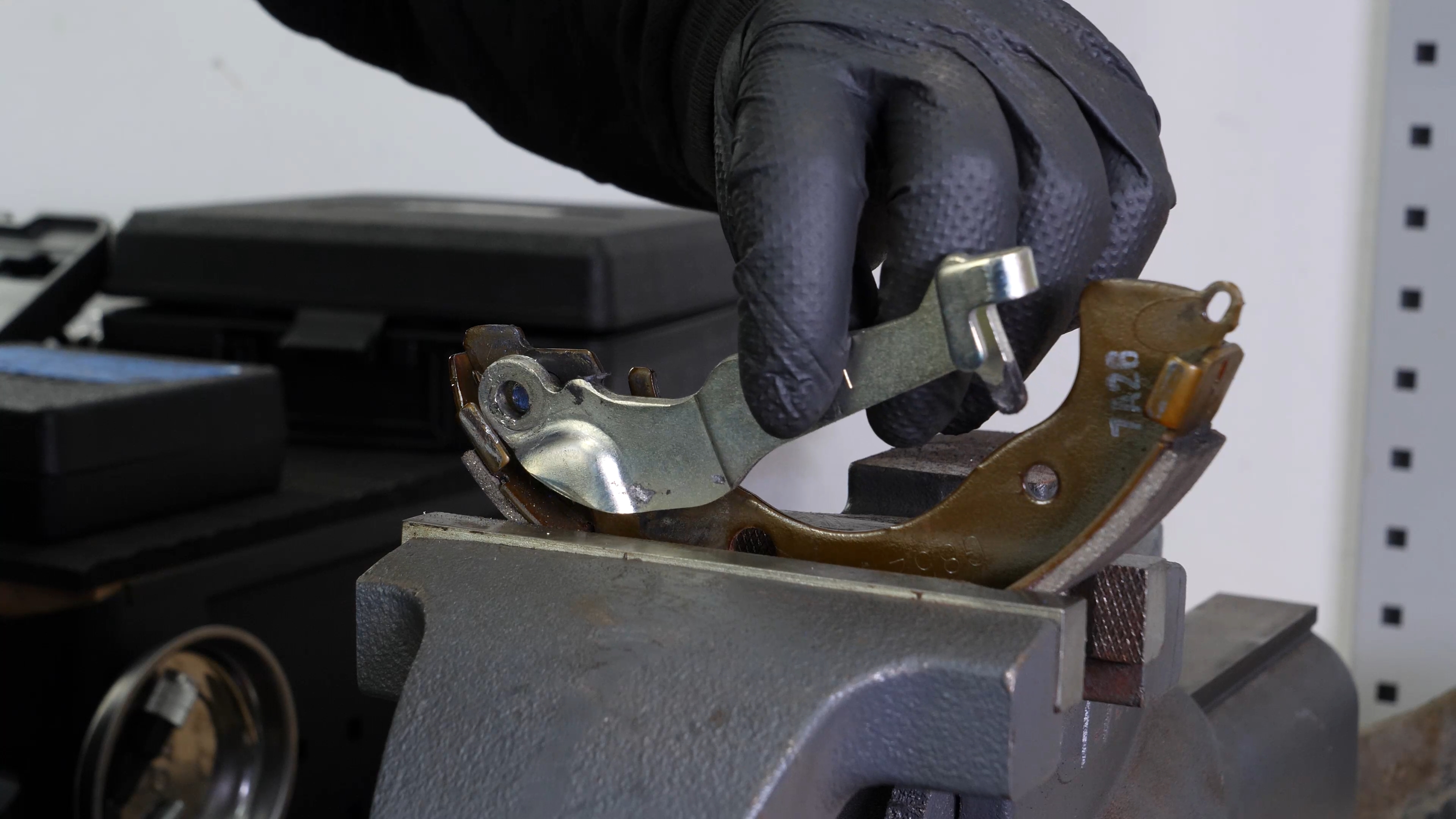 Remove the parking brake lever