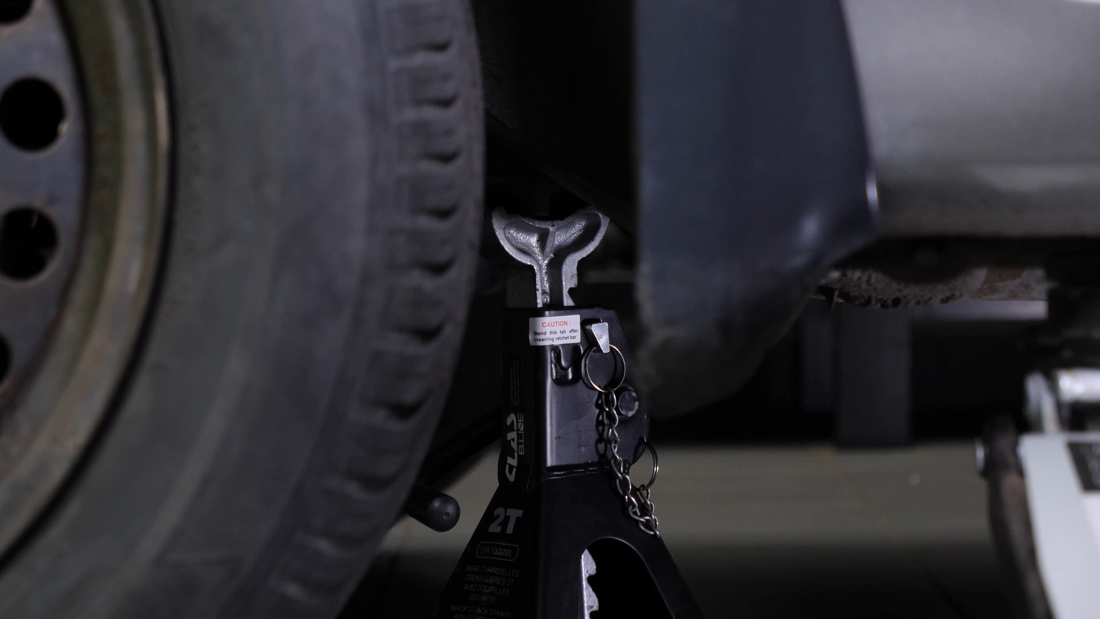 Lift the vehicle