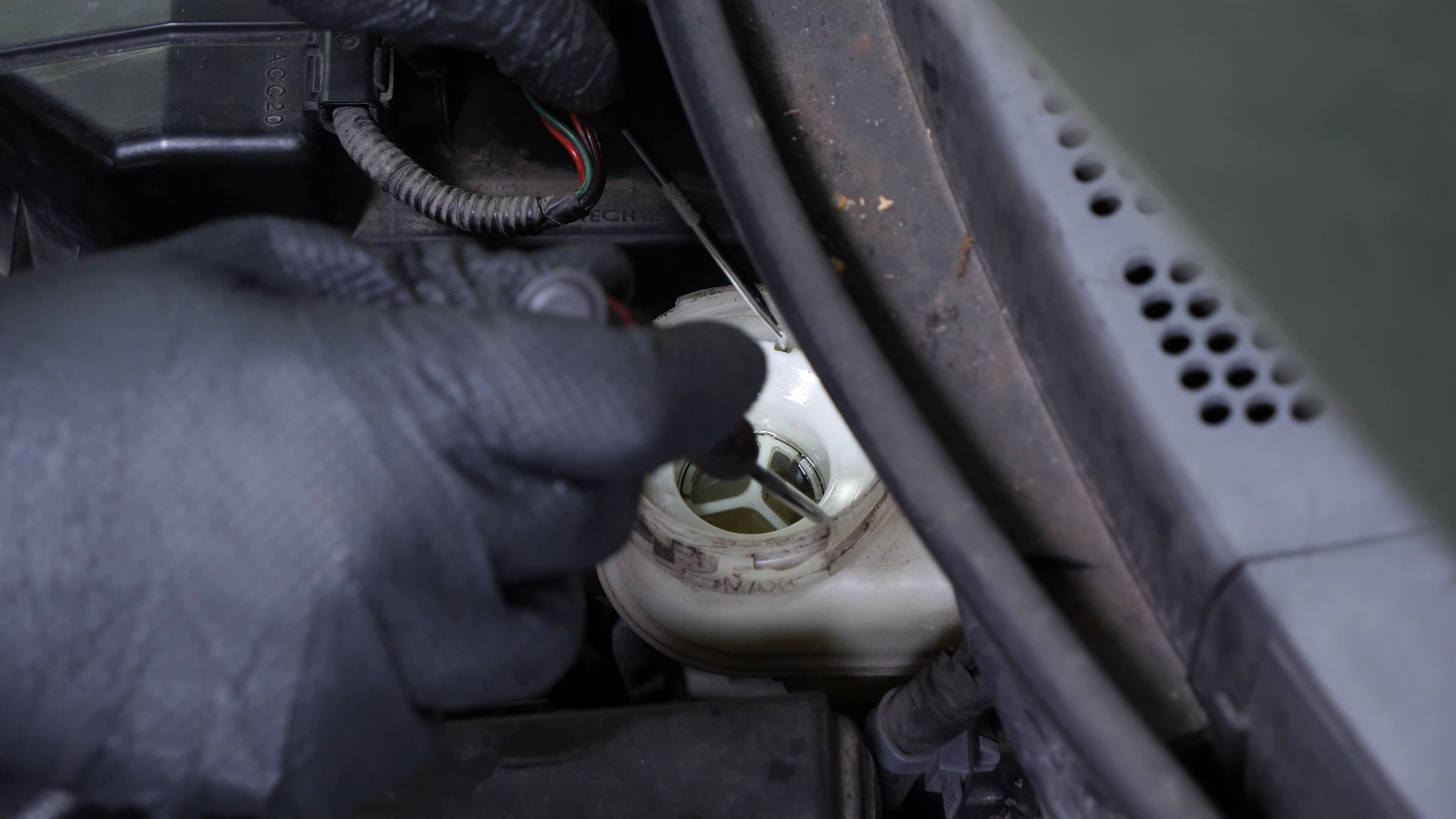 Renew the brake fluid
