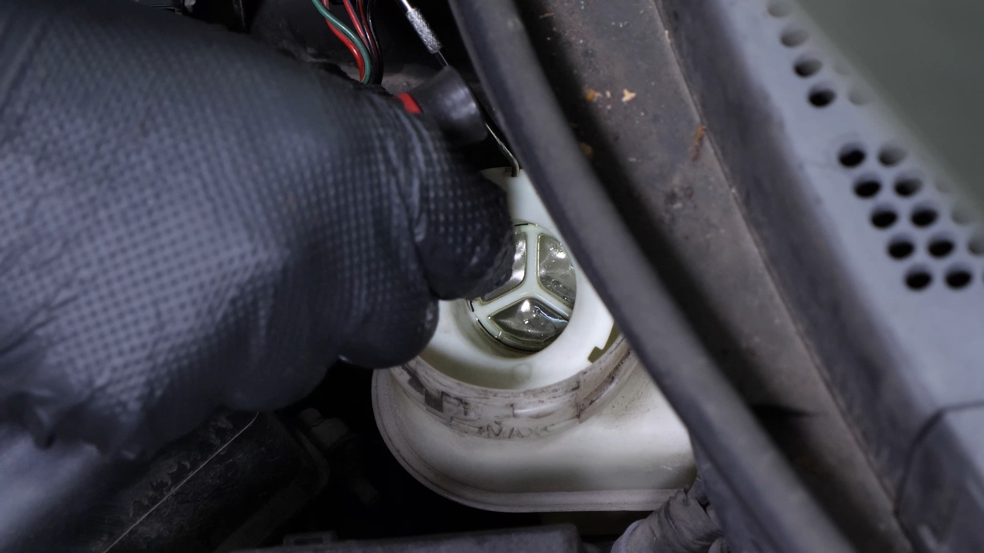 Renew the brake fluid