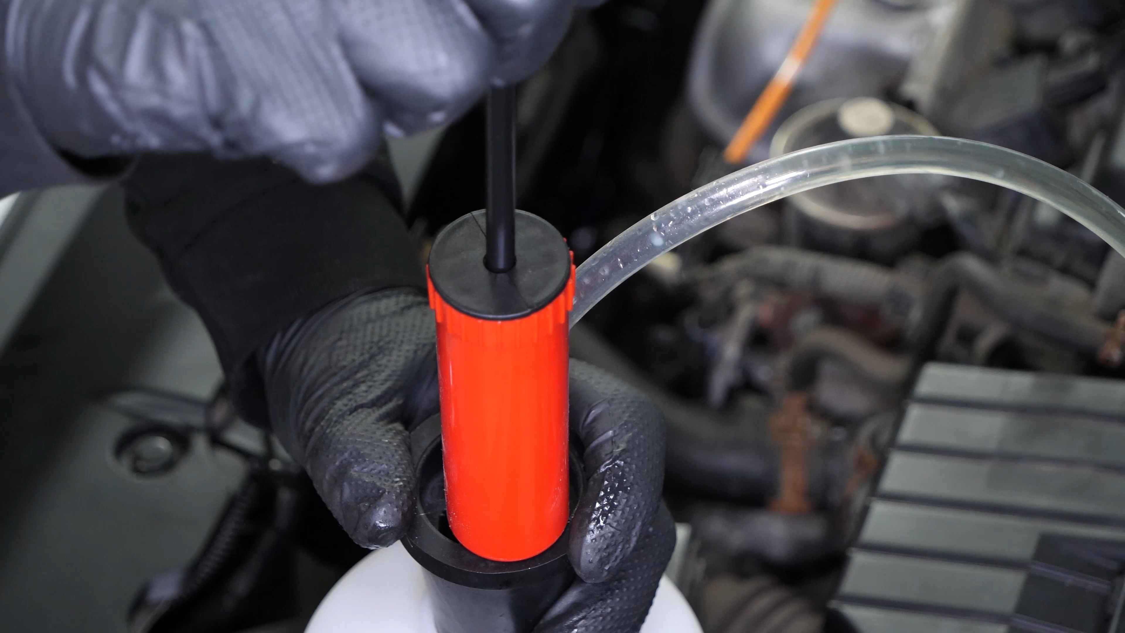 Renew the brake fluid