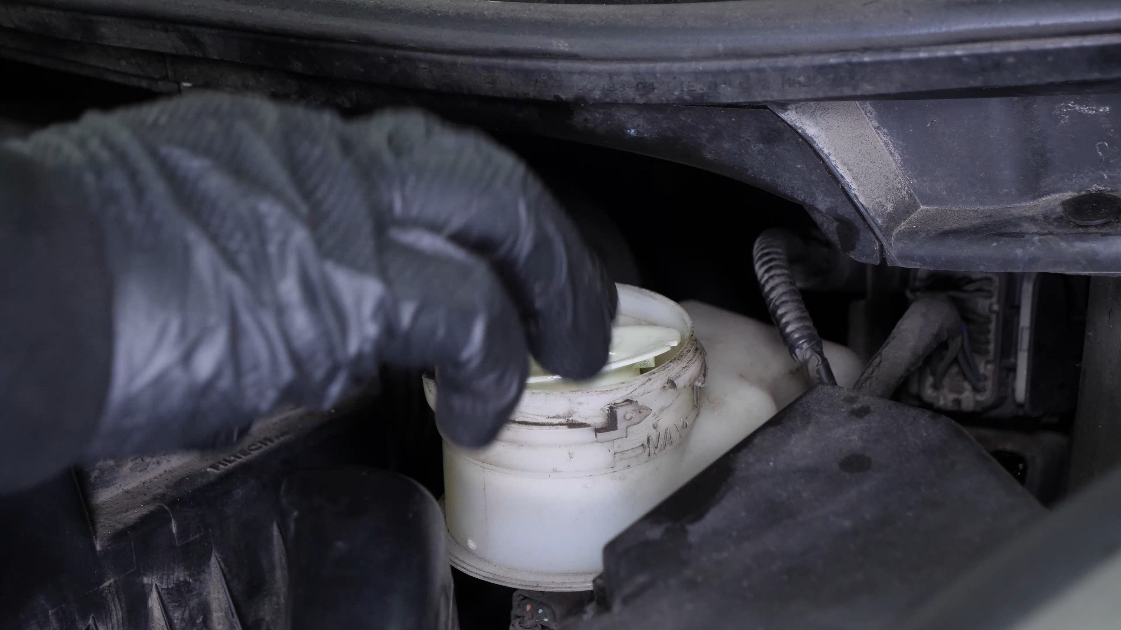 Renew the brake fluid