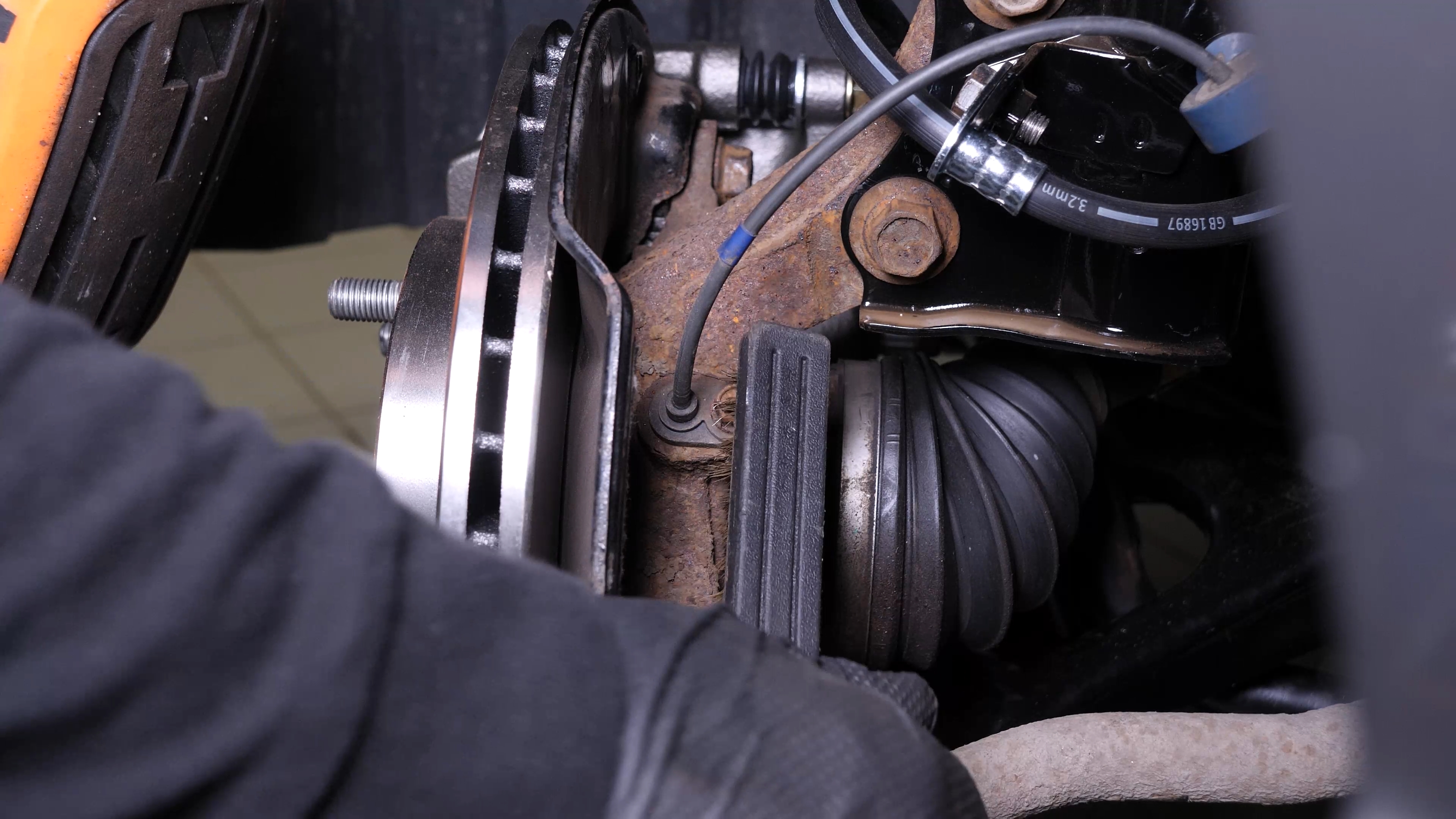 Remove the ABS sensor