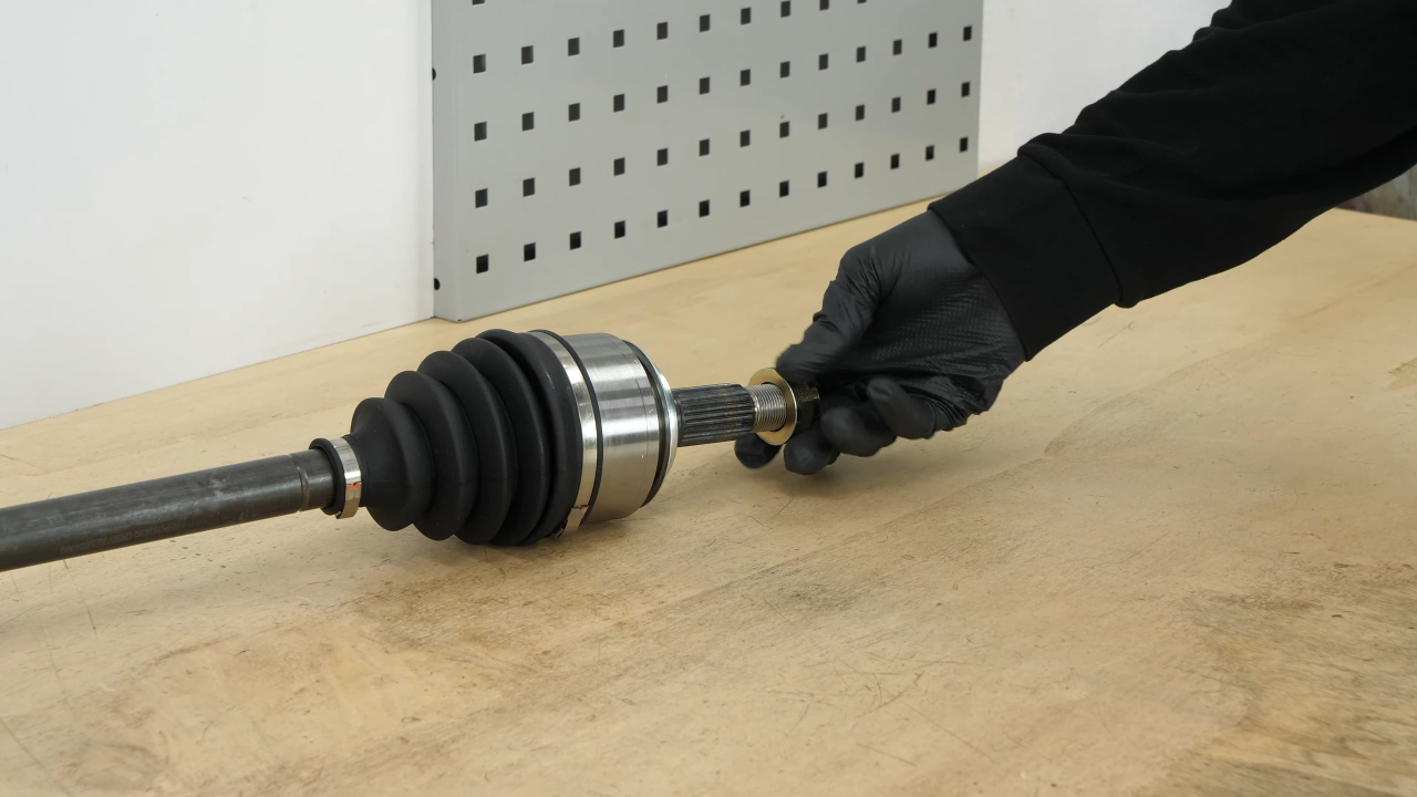 Install the new CV axle