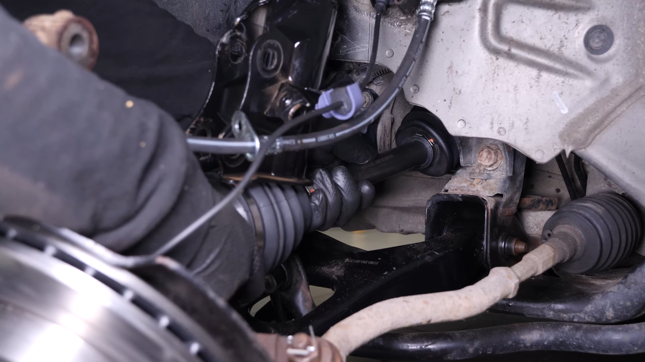 Install the new CV axle