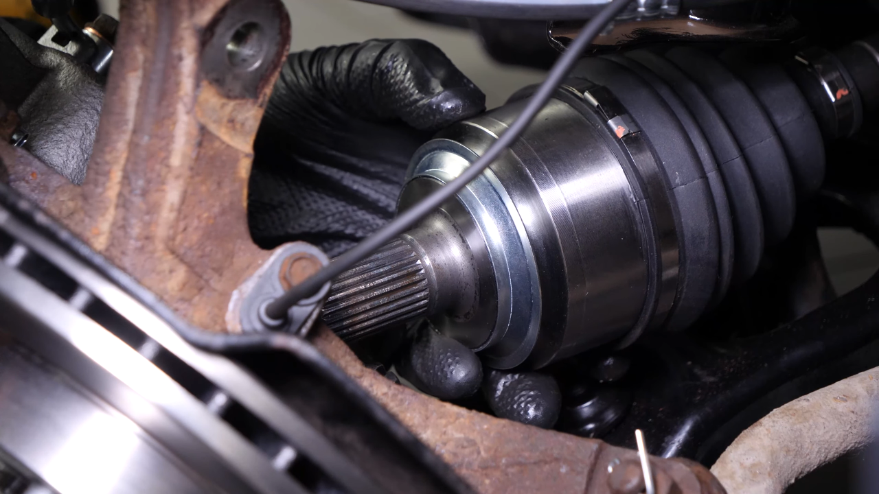 Install the new CV axle